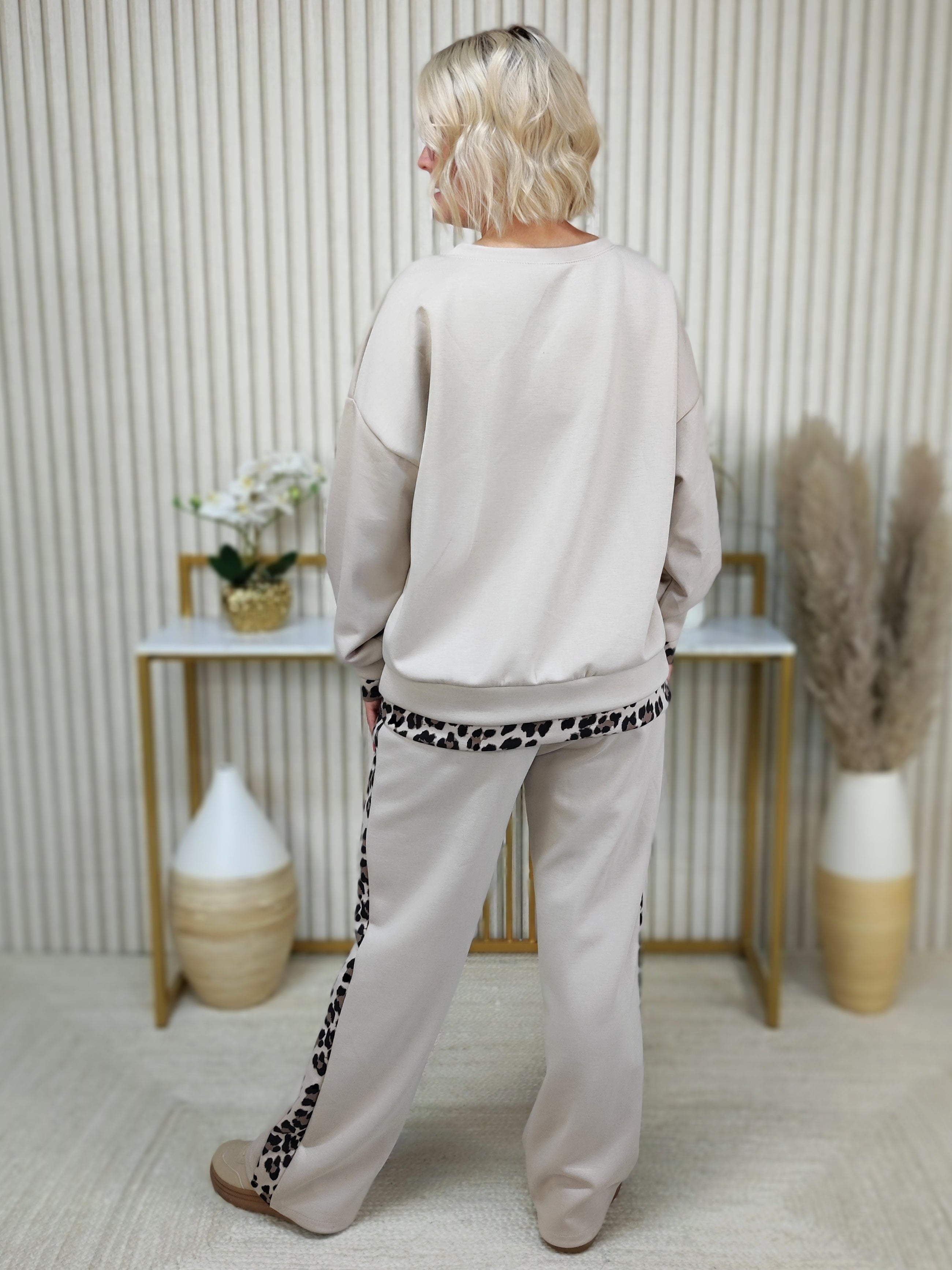 Sweatshirt "Ciao Bella" beige (36-42/44)