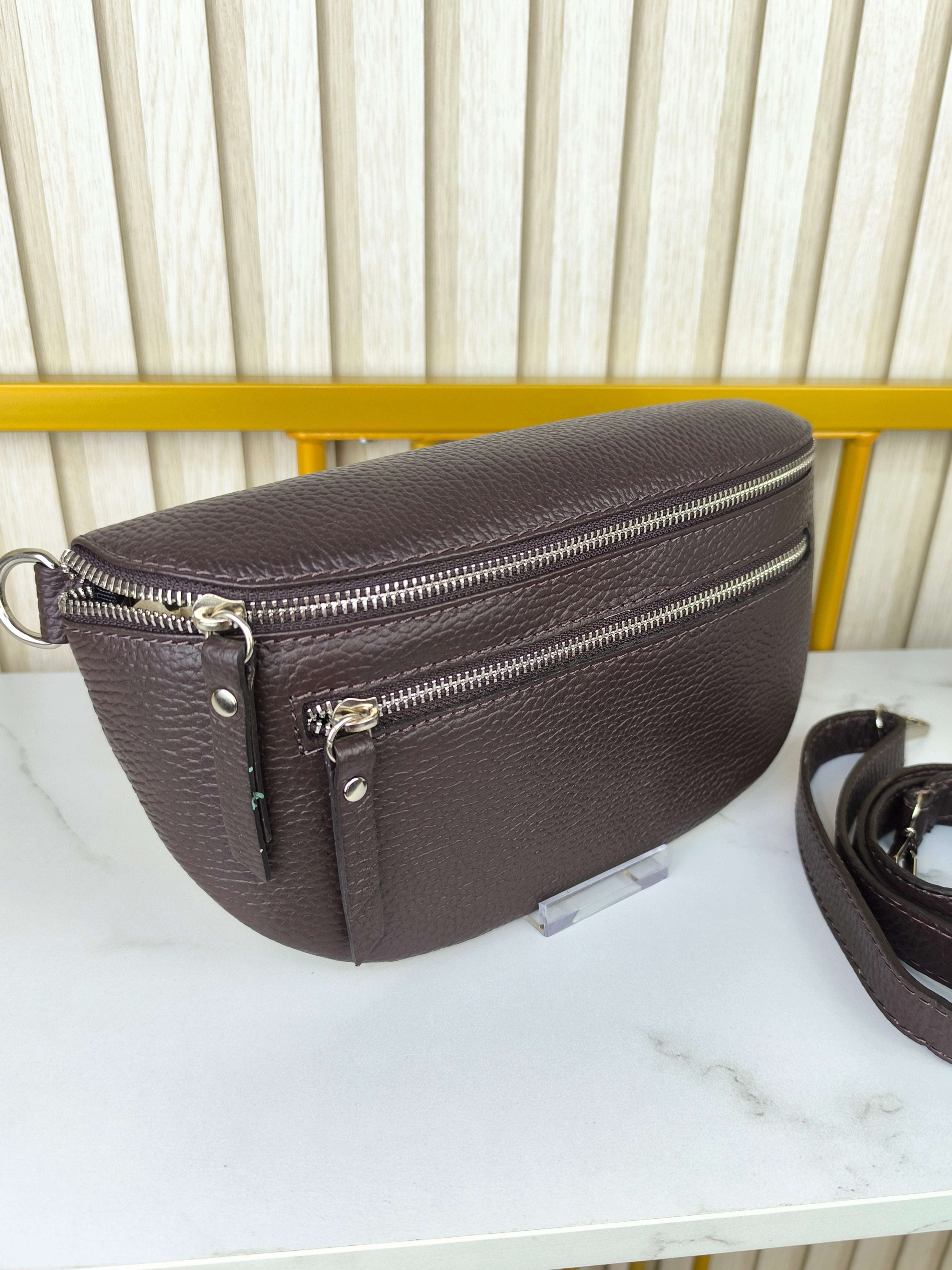 Bodybag/Crossbag/Bauchtasche in schoko