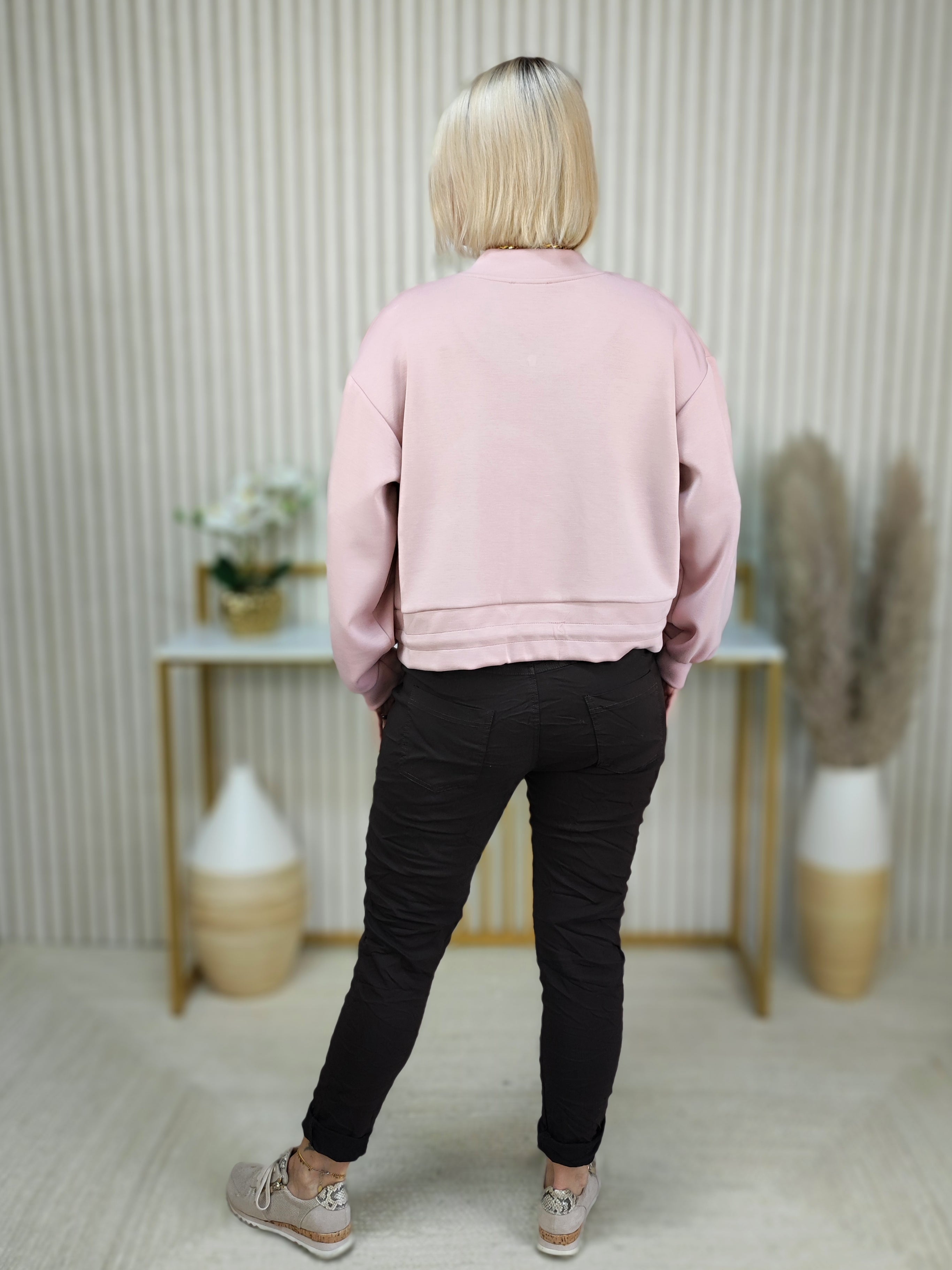 Sweat Jacke altrose (38-42/44)