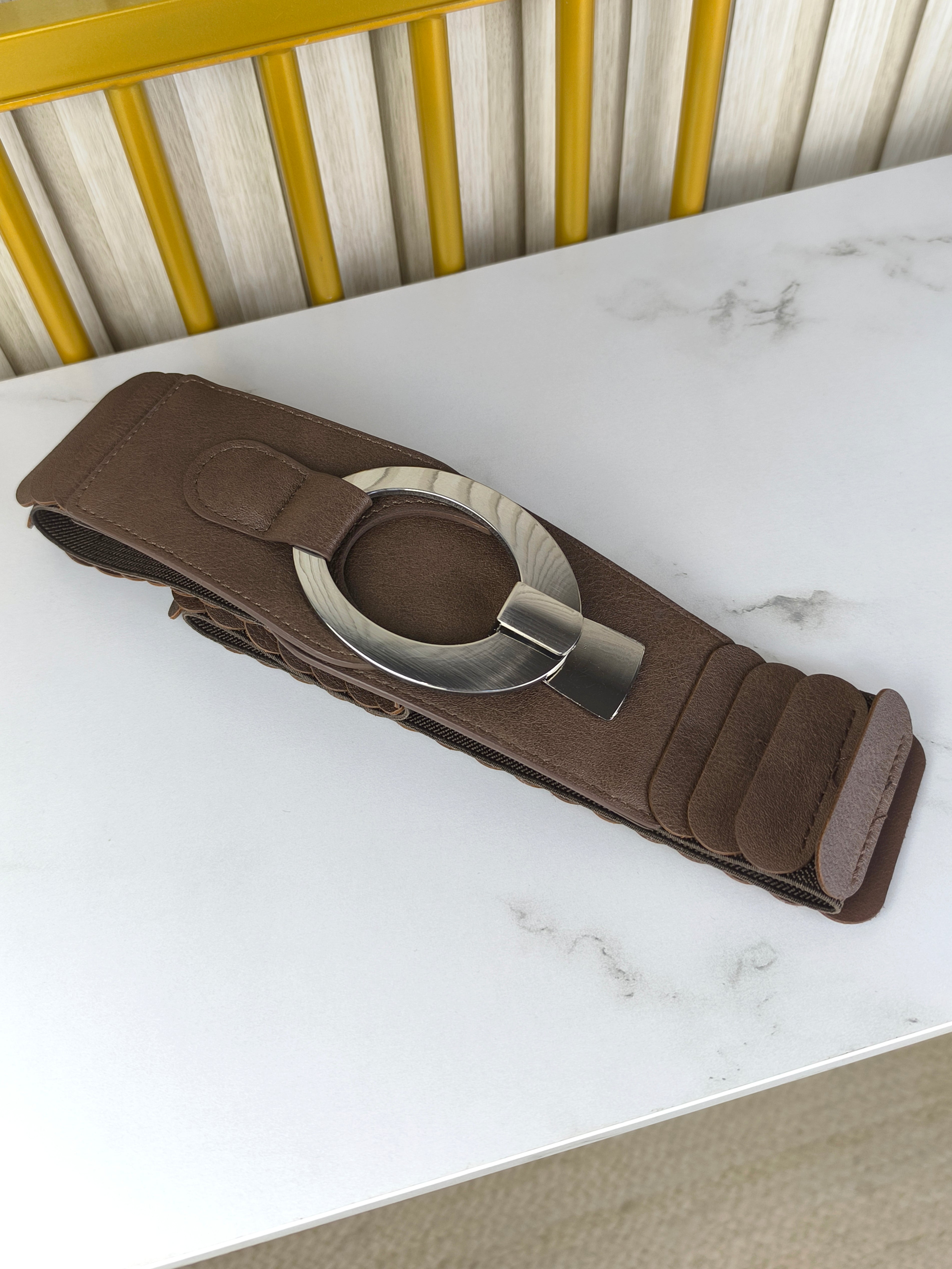 Stretch Gürtel braun (75cm)