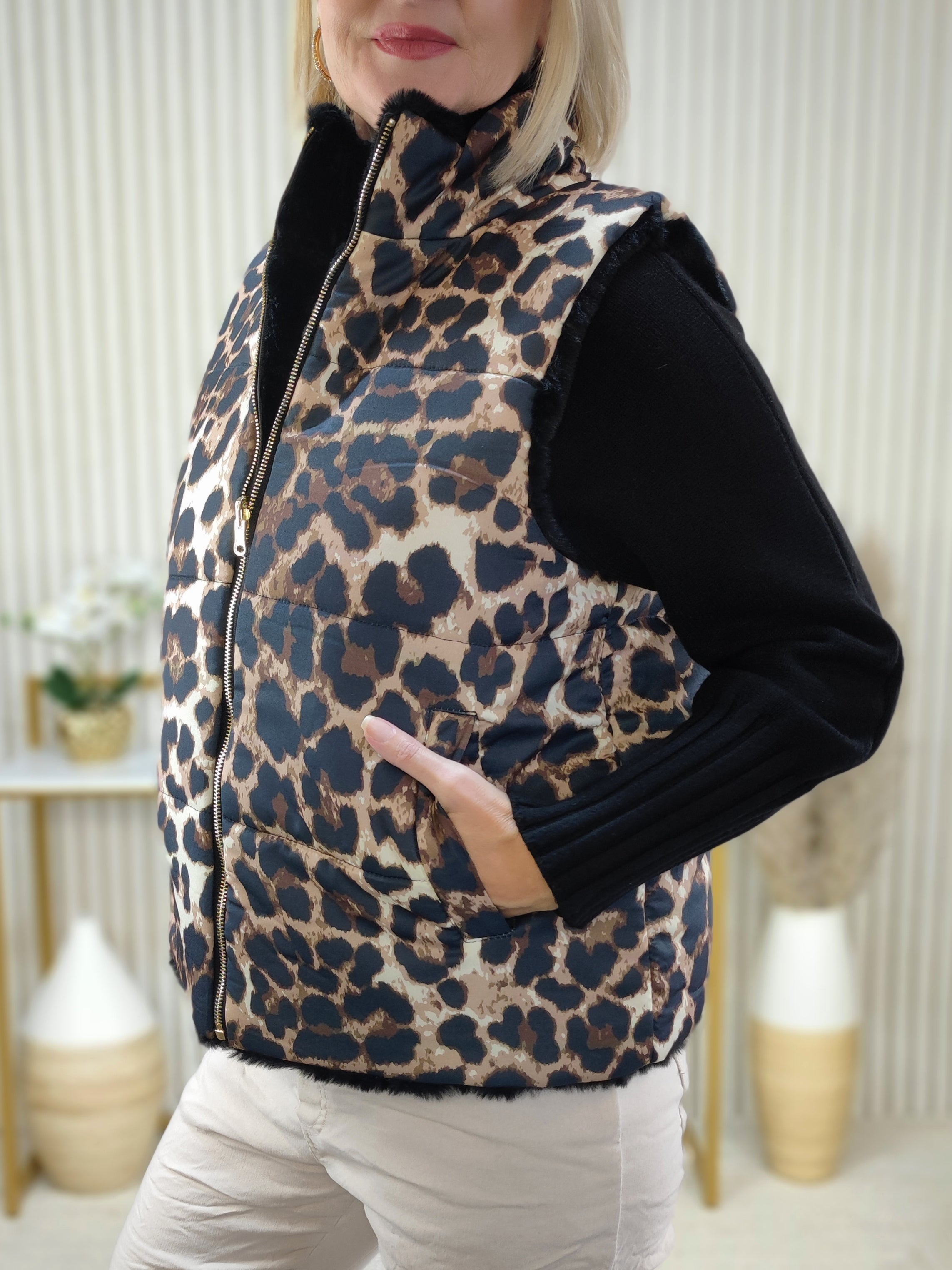 Wendeweste Leo/Schwarz (36-42)