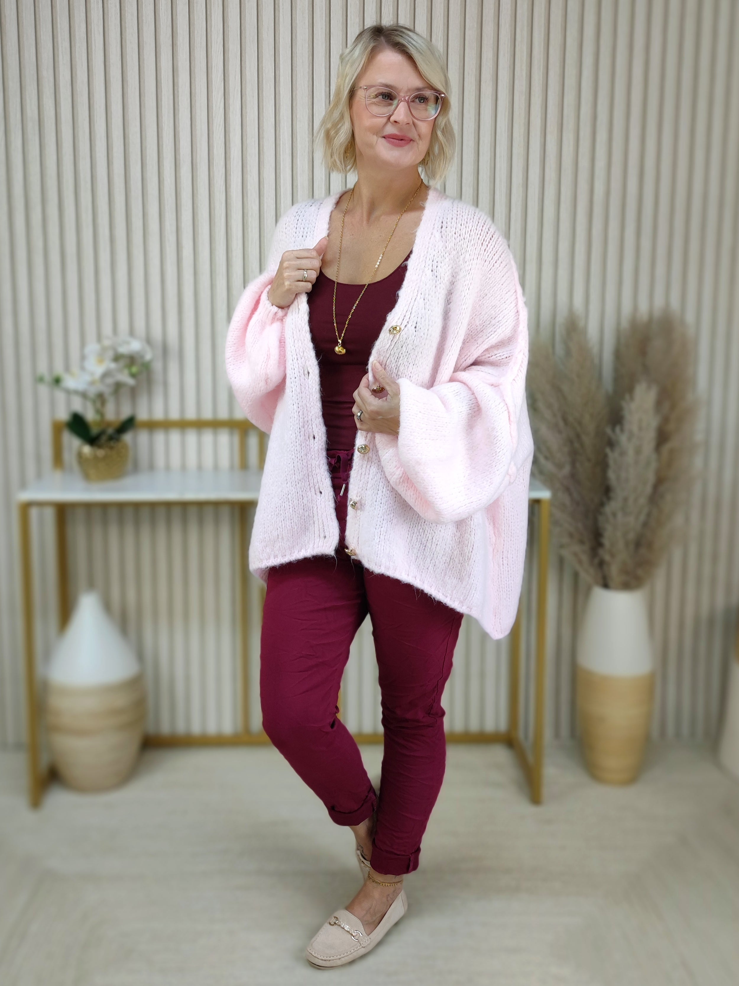 Shirt Top in vino (36-40/42)