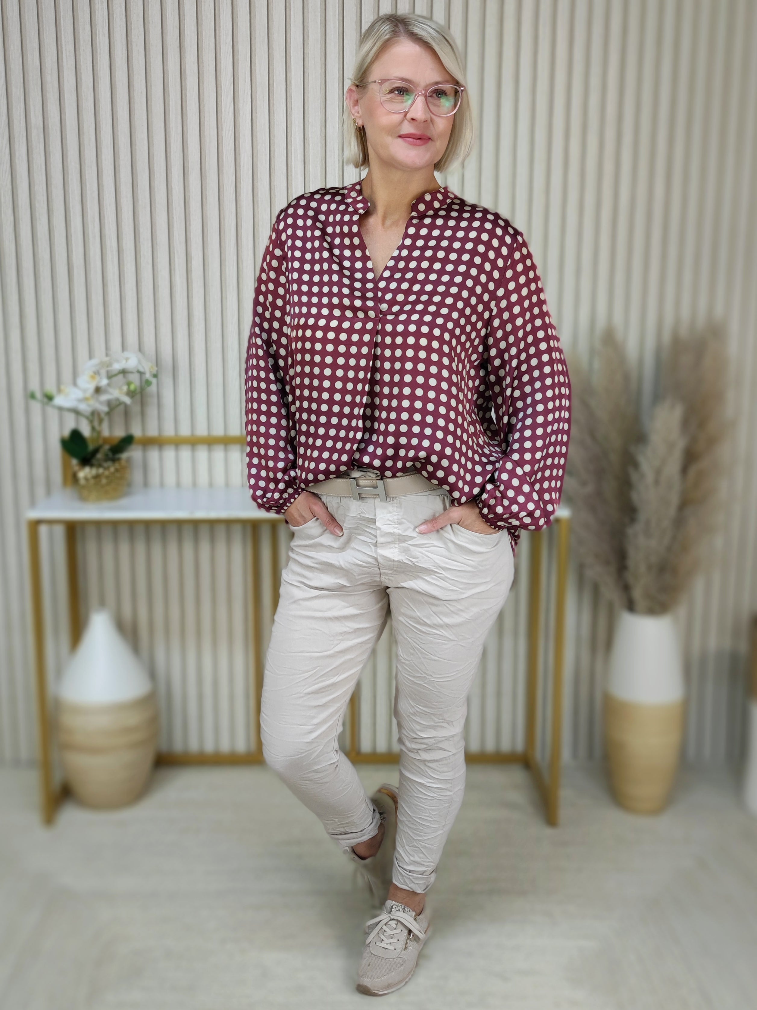 Bluse "Pünktchen" Vino (38-42)