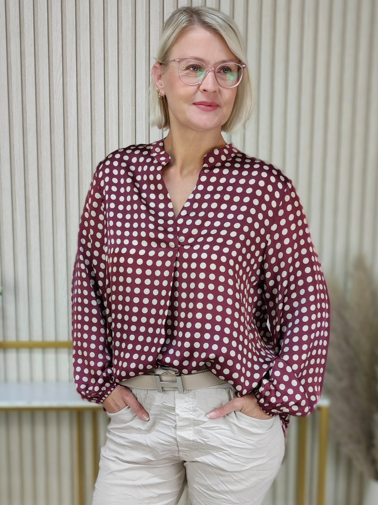 Bluse "Pünktchen" Vino (38-42)