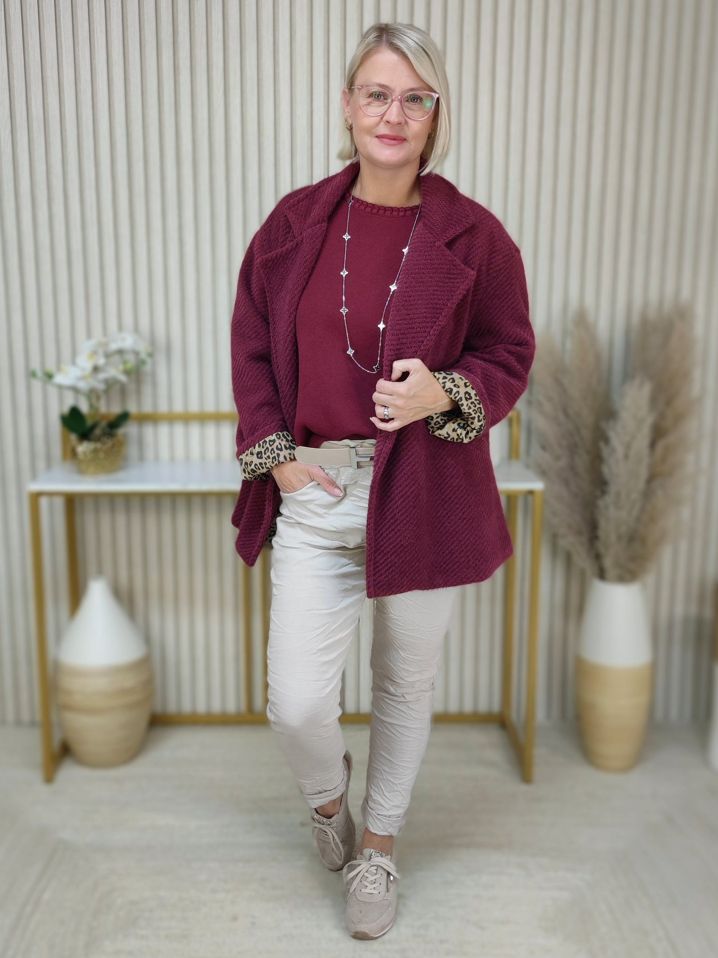 Jacke "Michaela" vino (40-44)