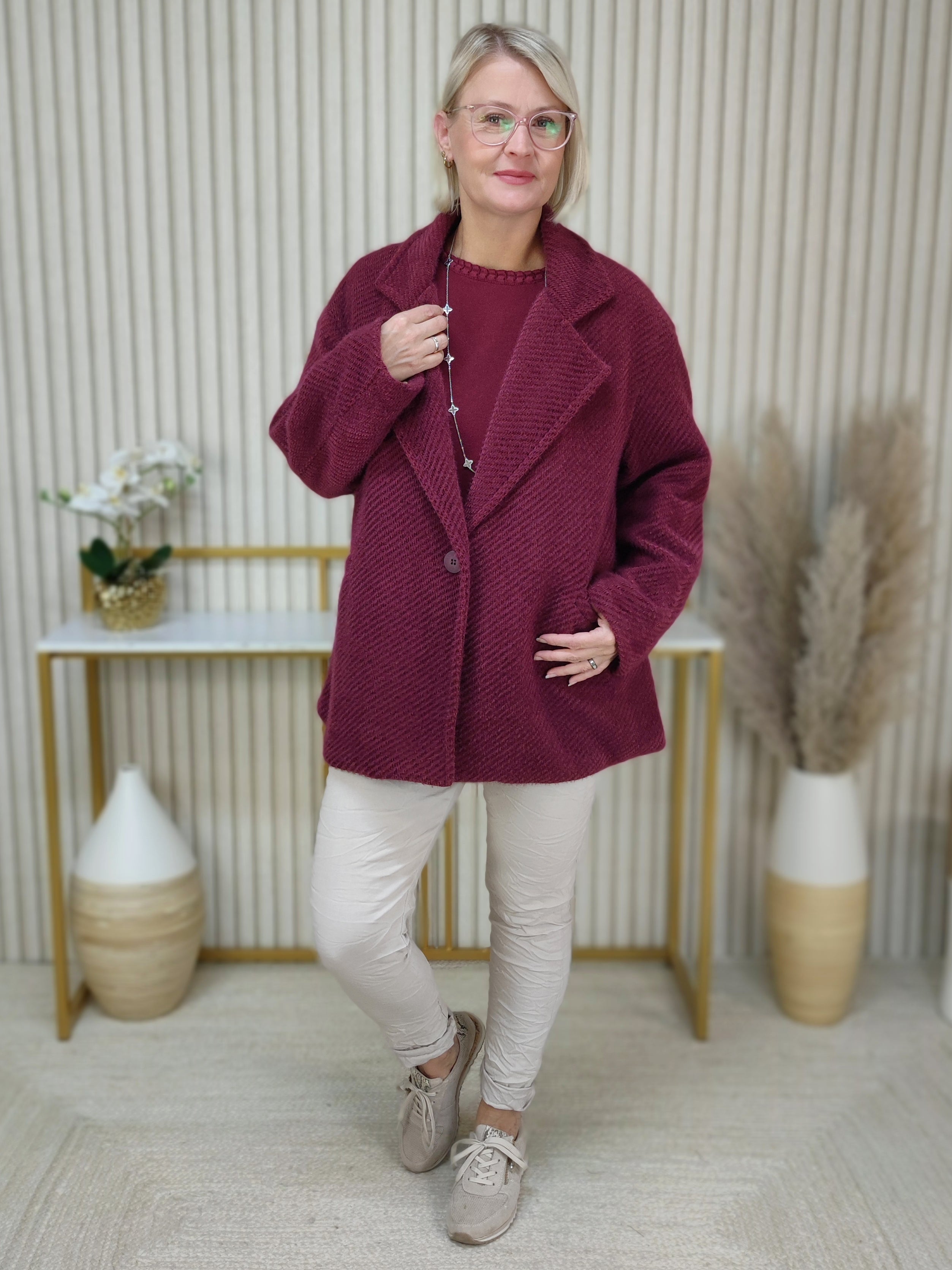 Jacke "Michaela" vino (40-44)