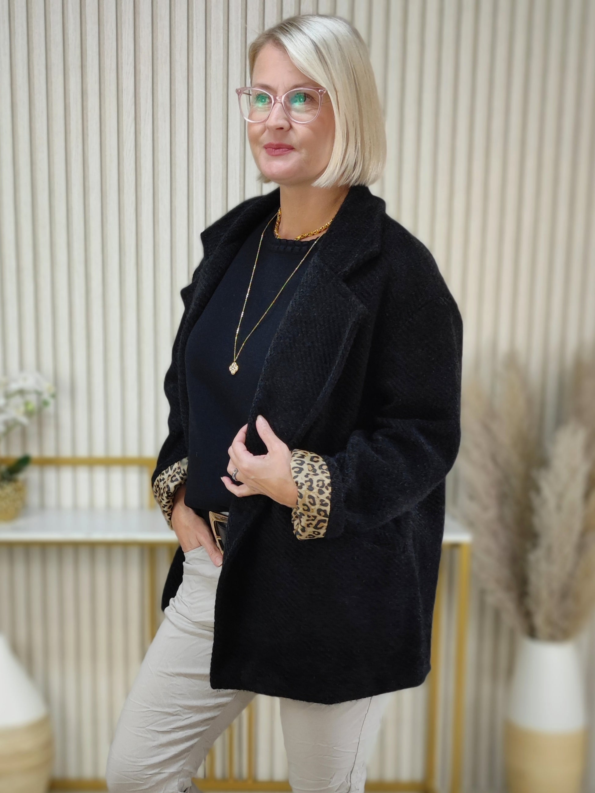 Jacke "Michaela" schwarz (40-44)