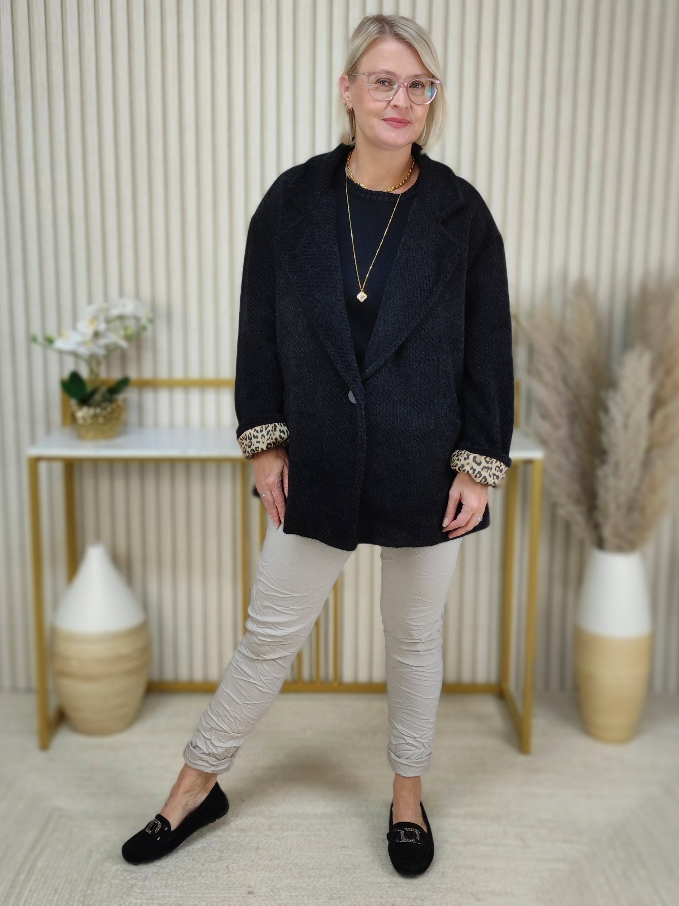 Jacke "Michaela" schwarz (40-44)