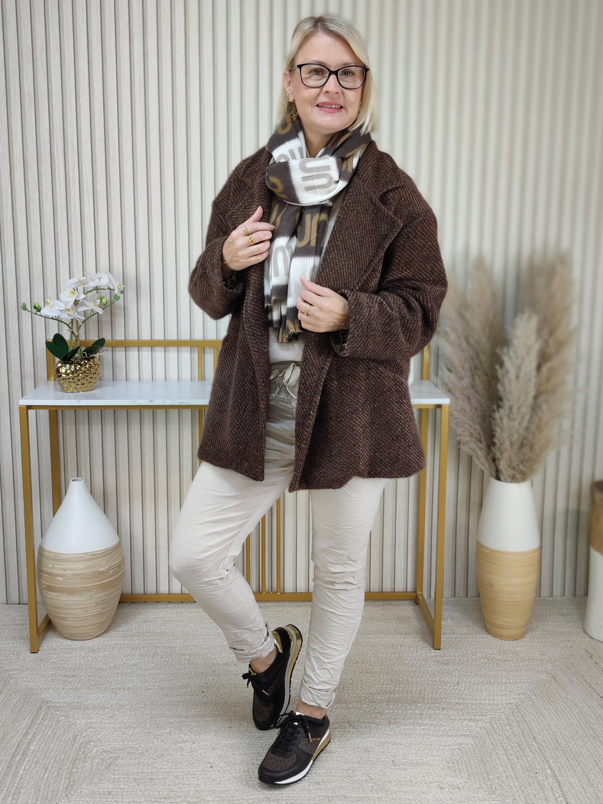 Jacke "Michaela" schoko (40-44)