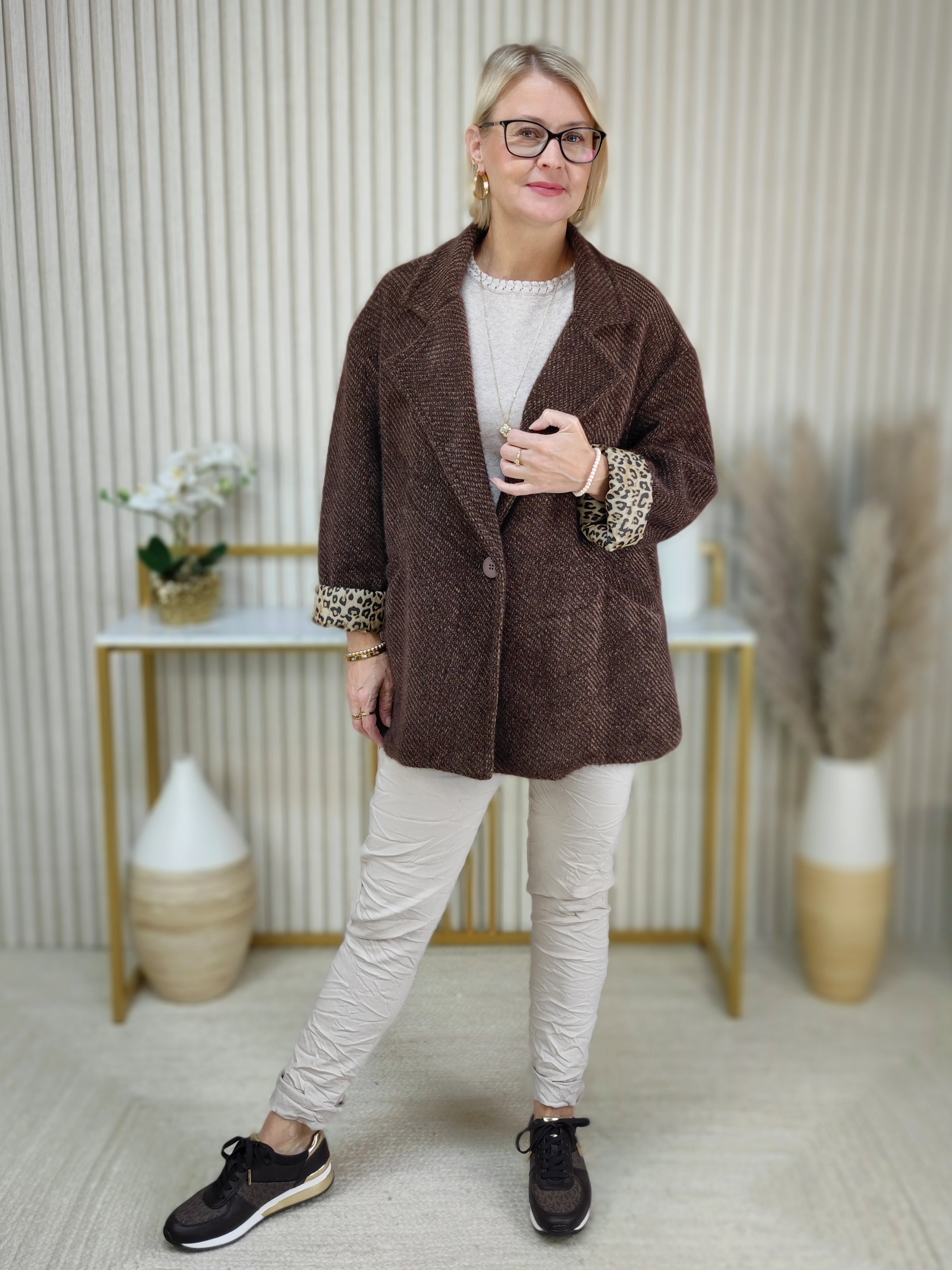 Jacke "Michaela" schoko (40-44)