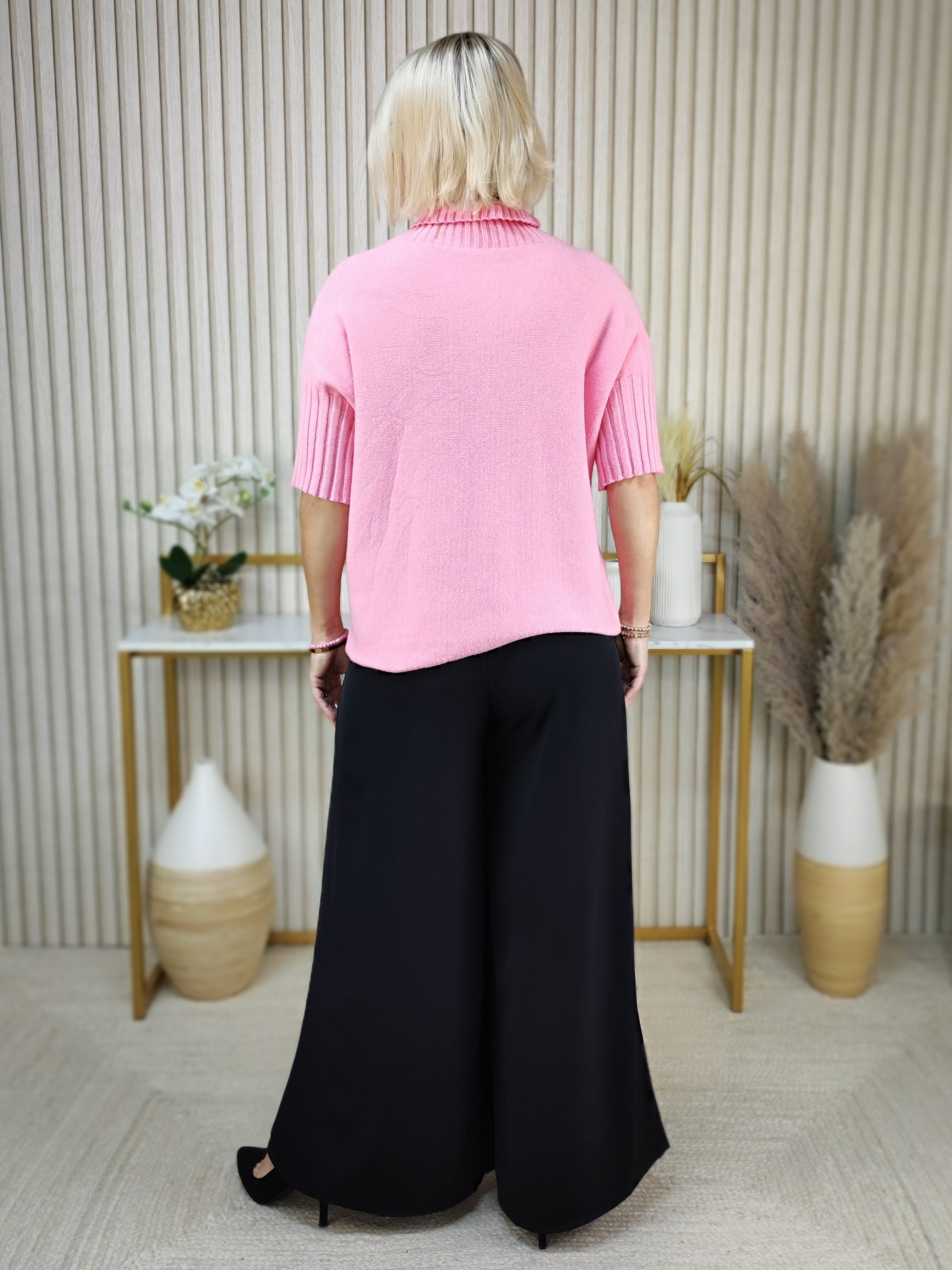 Pullover mit Turtle Neck candy (36-42)