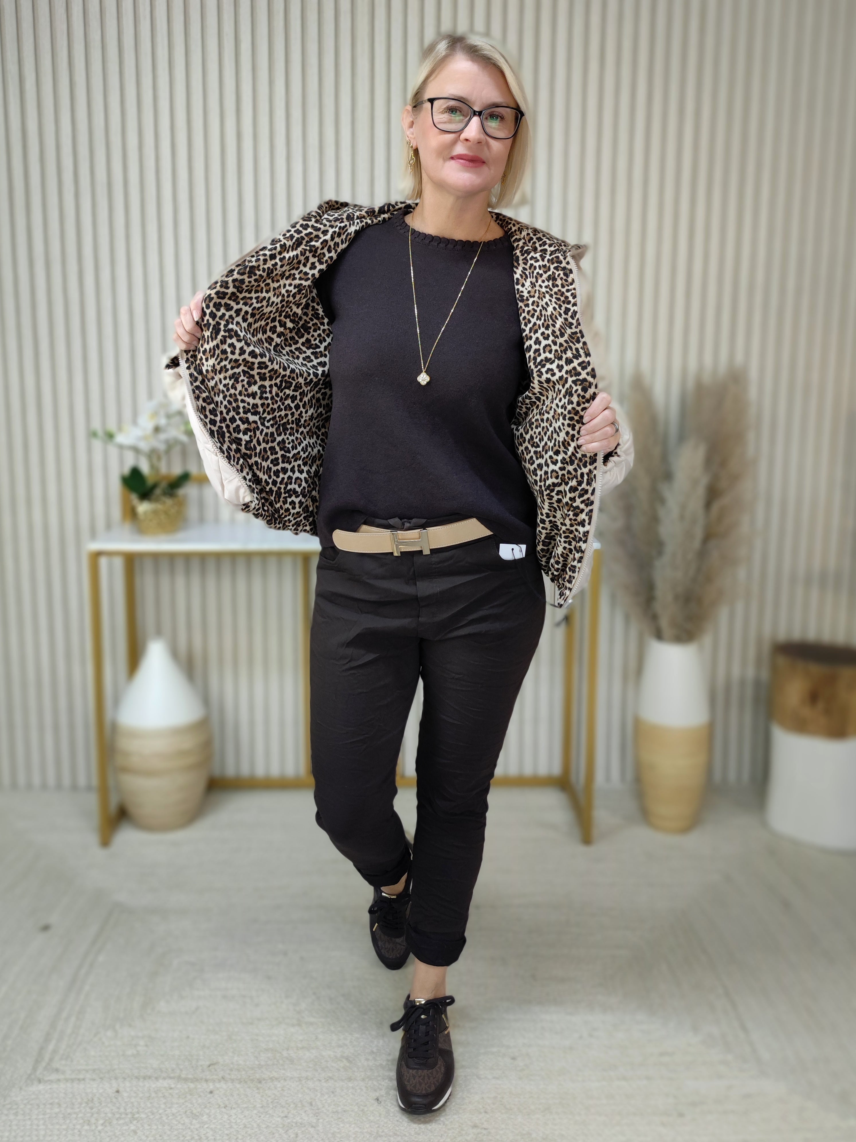 Steppjacke beige (38-42/44)