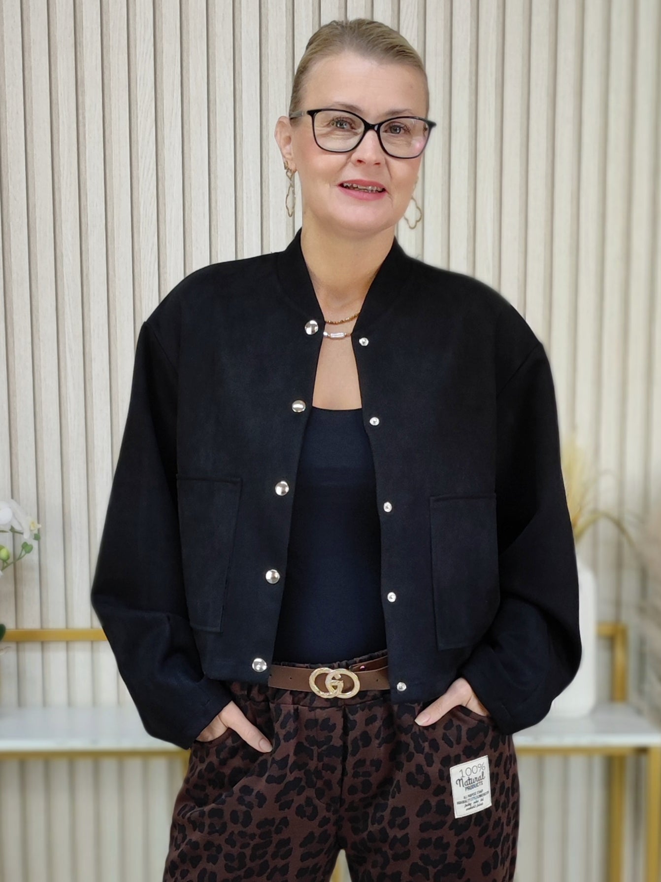 Kurzjacke "Mia" schwarz (40-44)