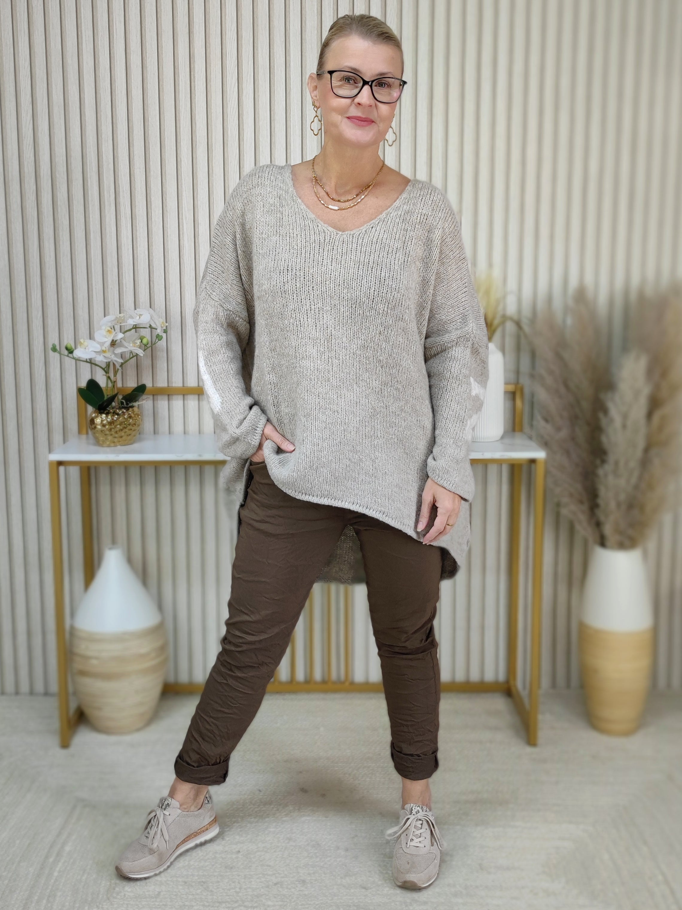 Kuschelpullover "Namaste" (38/40-44/46)