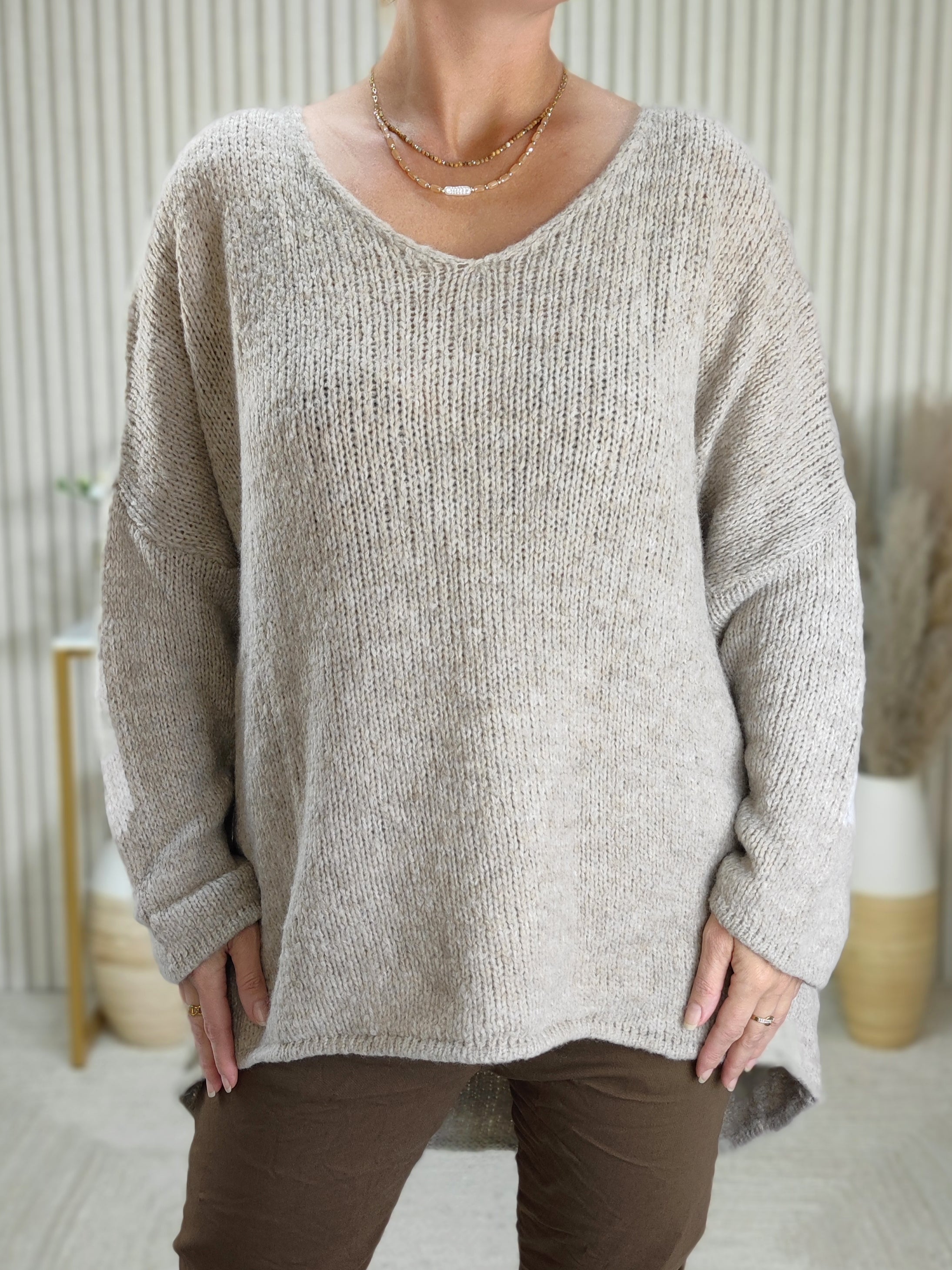 Kuschelpullover "Namaste" (38/40-44/46)