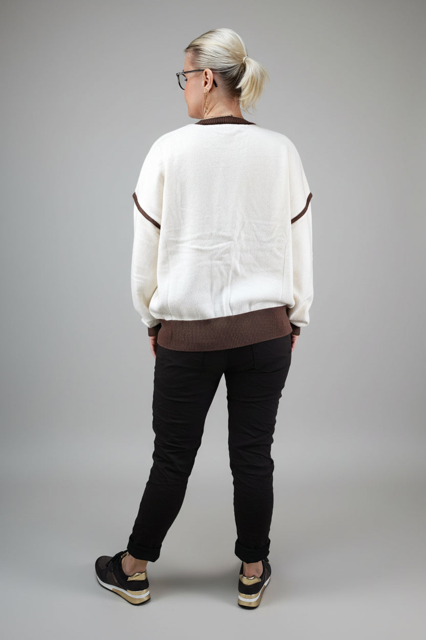 Komplettes Outfit - Joggpant Hose und 2 passende Pullover (40-42/44)