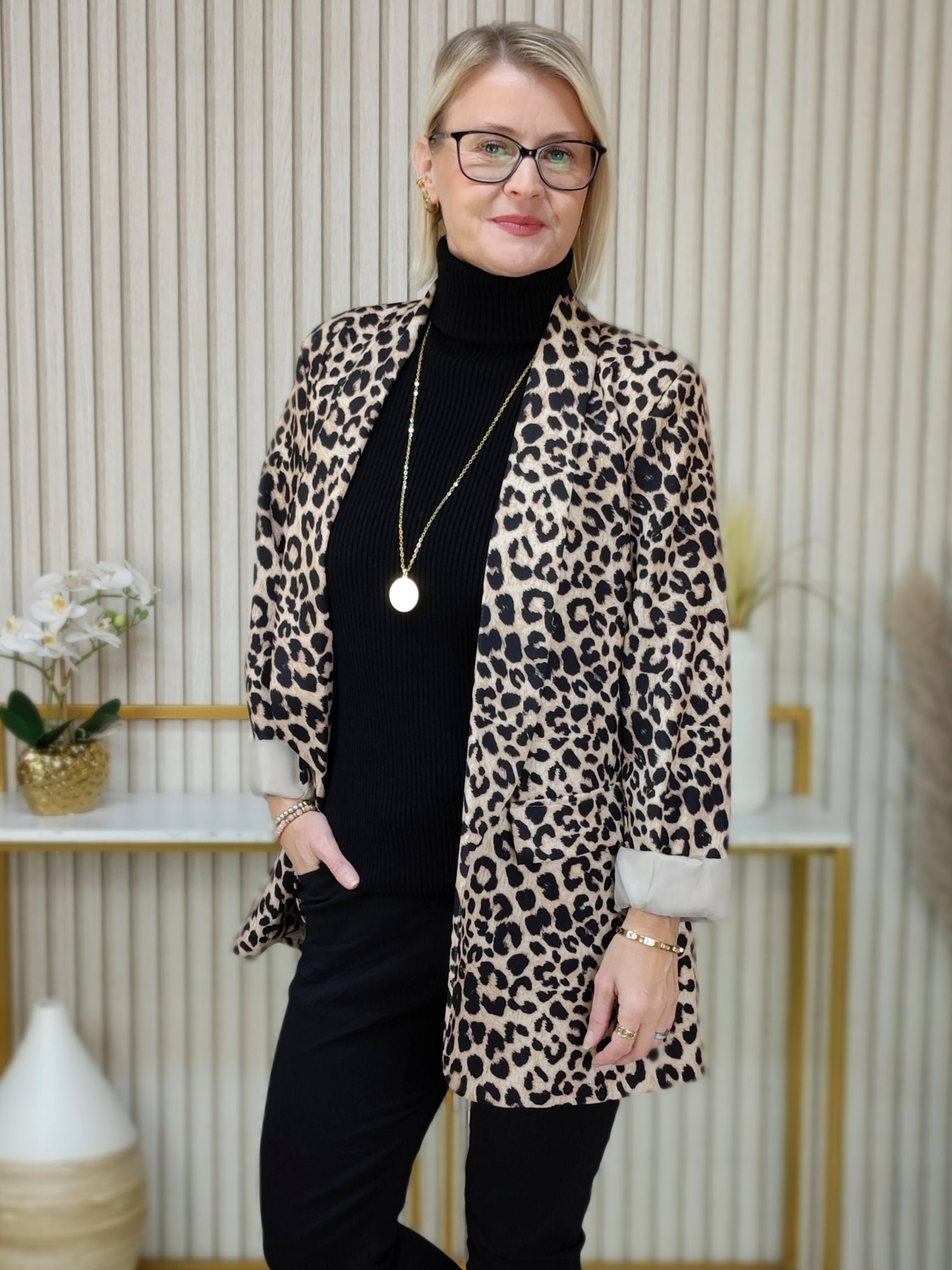 Blazer im Leo Style (36-40)