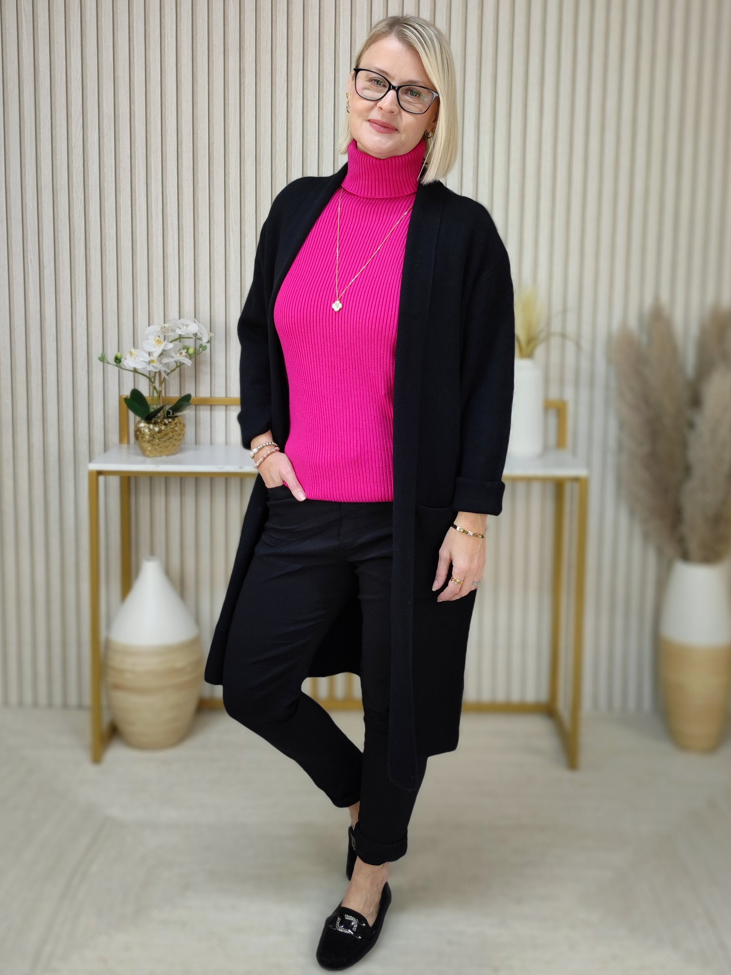 Unterziehpullover ohne Arm "Nena" pink (36-42/44)