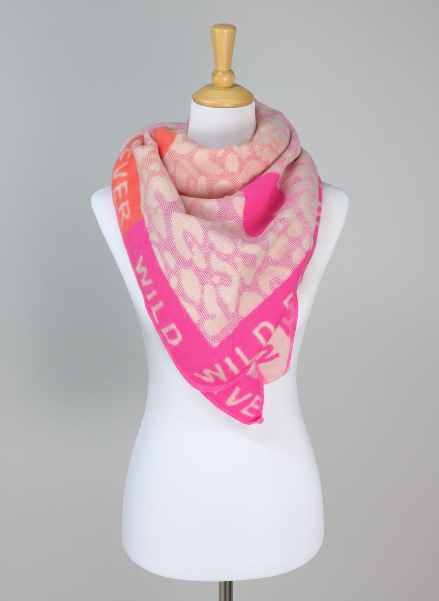 Wollschal/Dreieckschal "Forever Wild" (in 2-Farben)