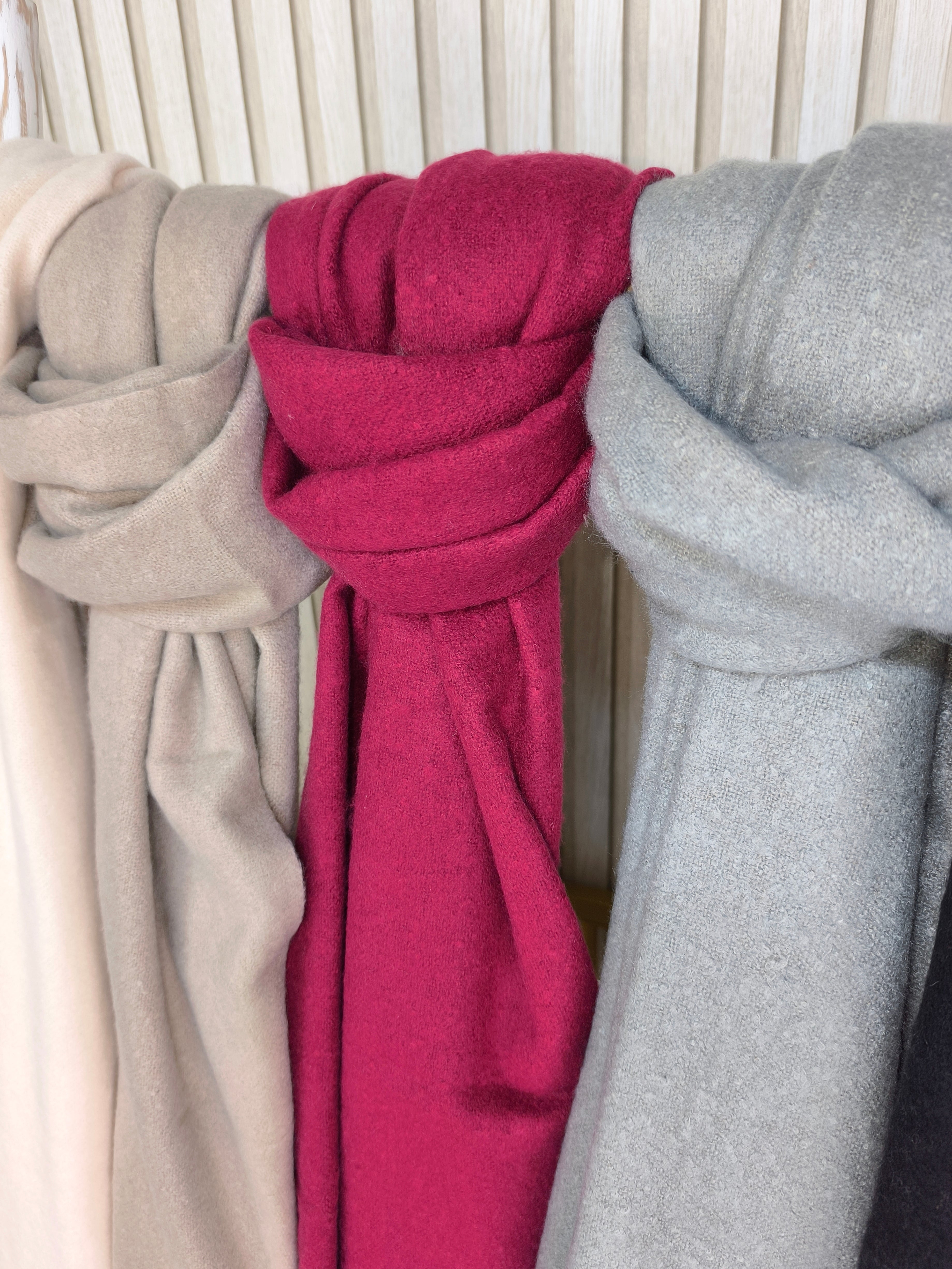 Kuschelschal uni in 5 Farben