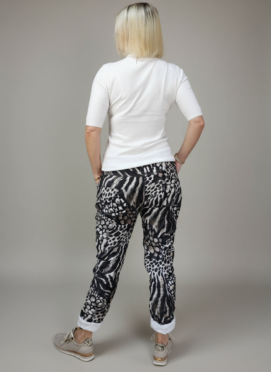 Leichter Unterziehpullover "Susi" mit kurzem Arm weiss (36-42)