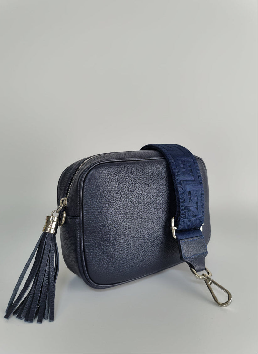 Taschengurt aus Stoff zum wechseln in dunkelblau