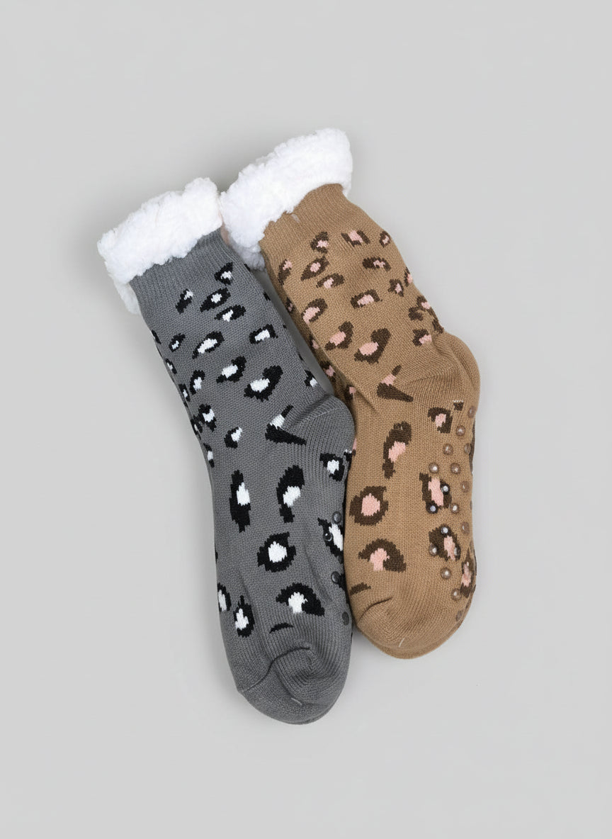 Home Socks - warme Kuschelsocken Leo in 2 Farben (36-41)