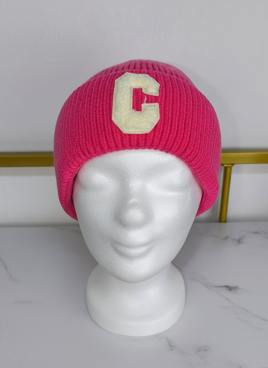 Mütze "C" in pink