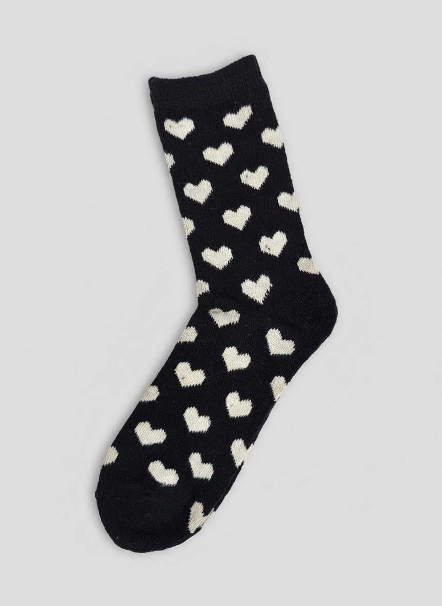 Süße Socken in schoko oder schwarz (36-41)