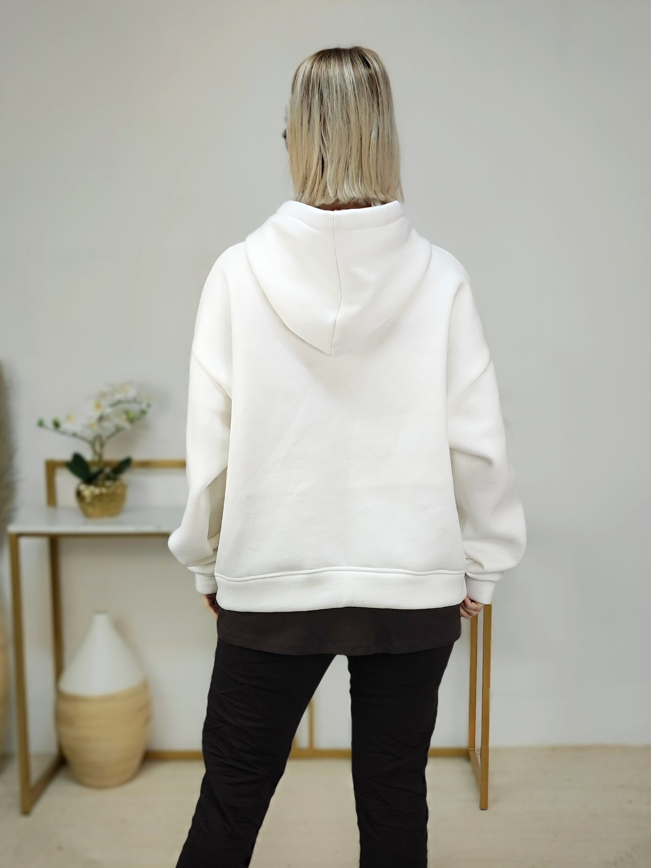 Sweatshirt/Hoodie "London" in weiss (38-44)