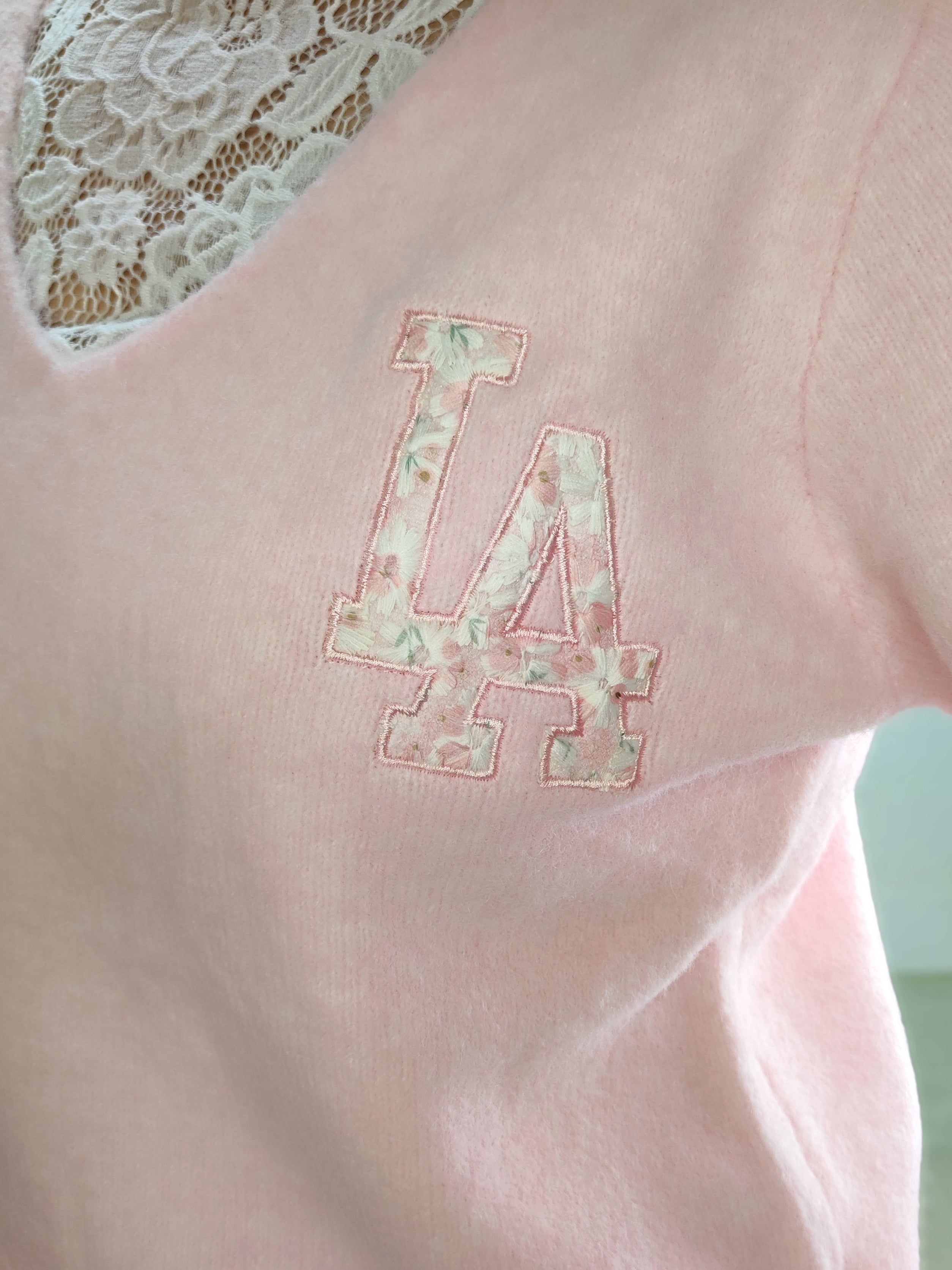 Pulli "L.A." in rosa (36-42)