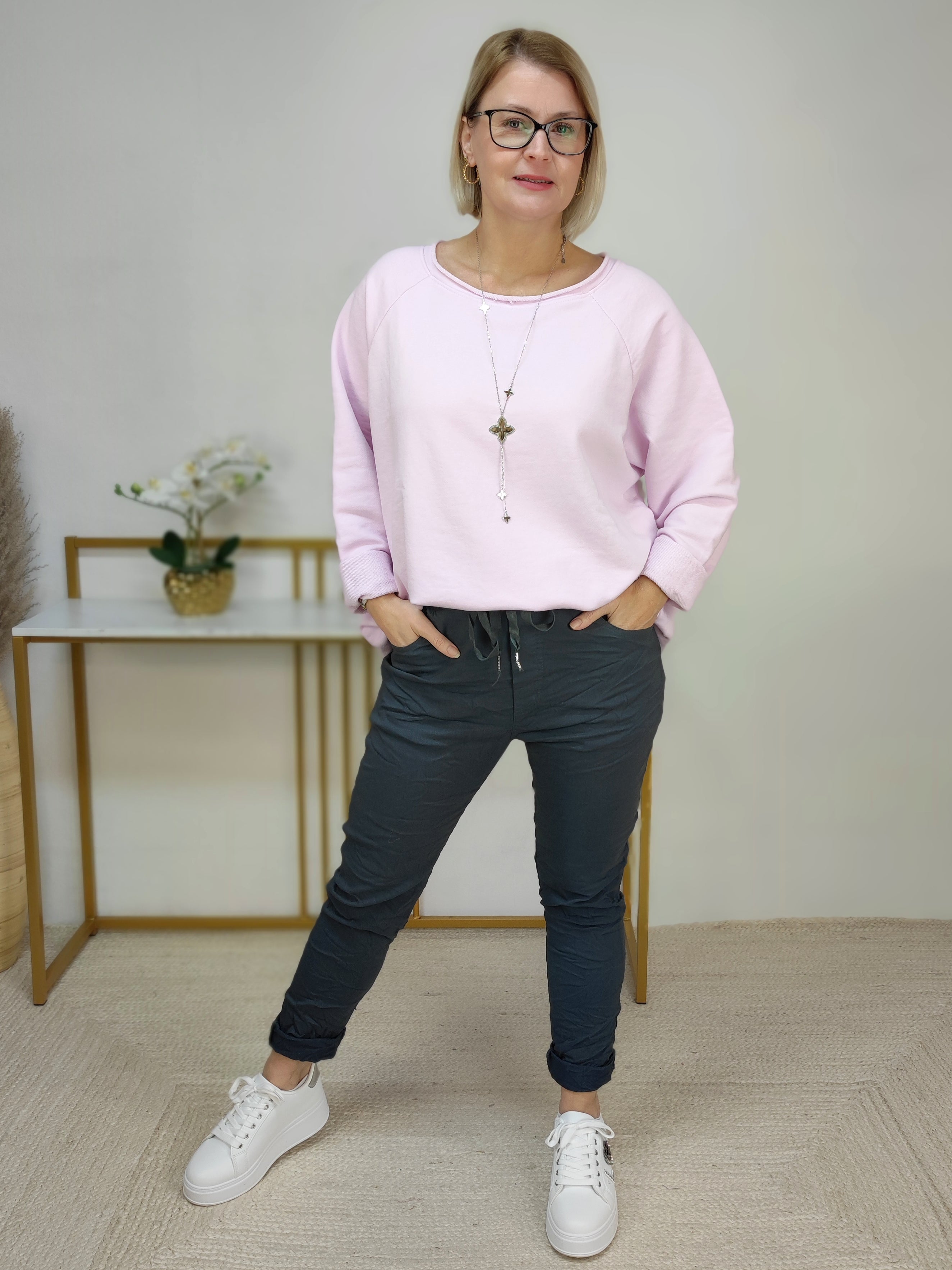 Stretchhose/Joggpant anthrazit (36-42/44)