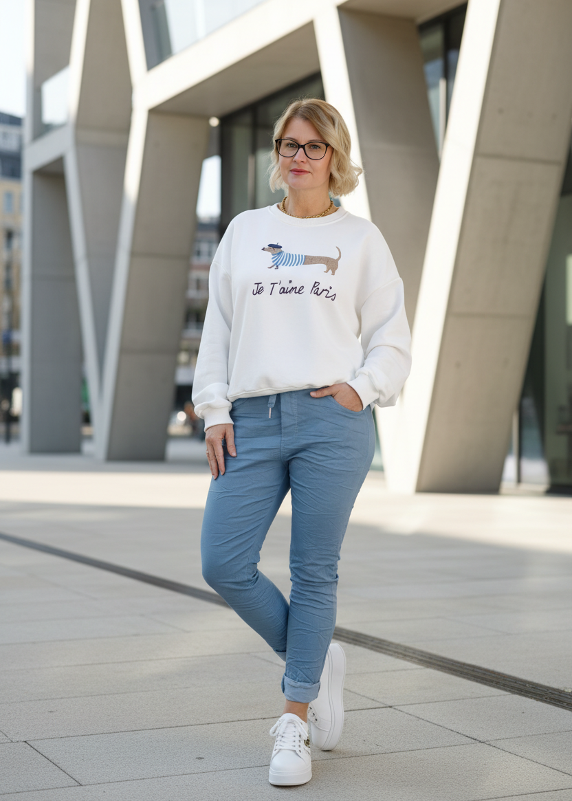 Stretchhose/Joggpant denim (36-42/44)