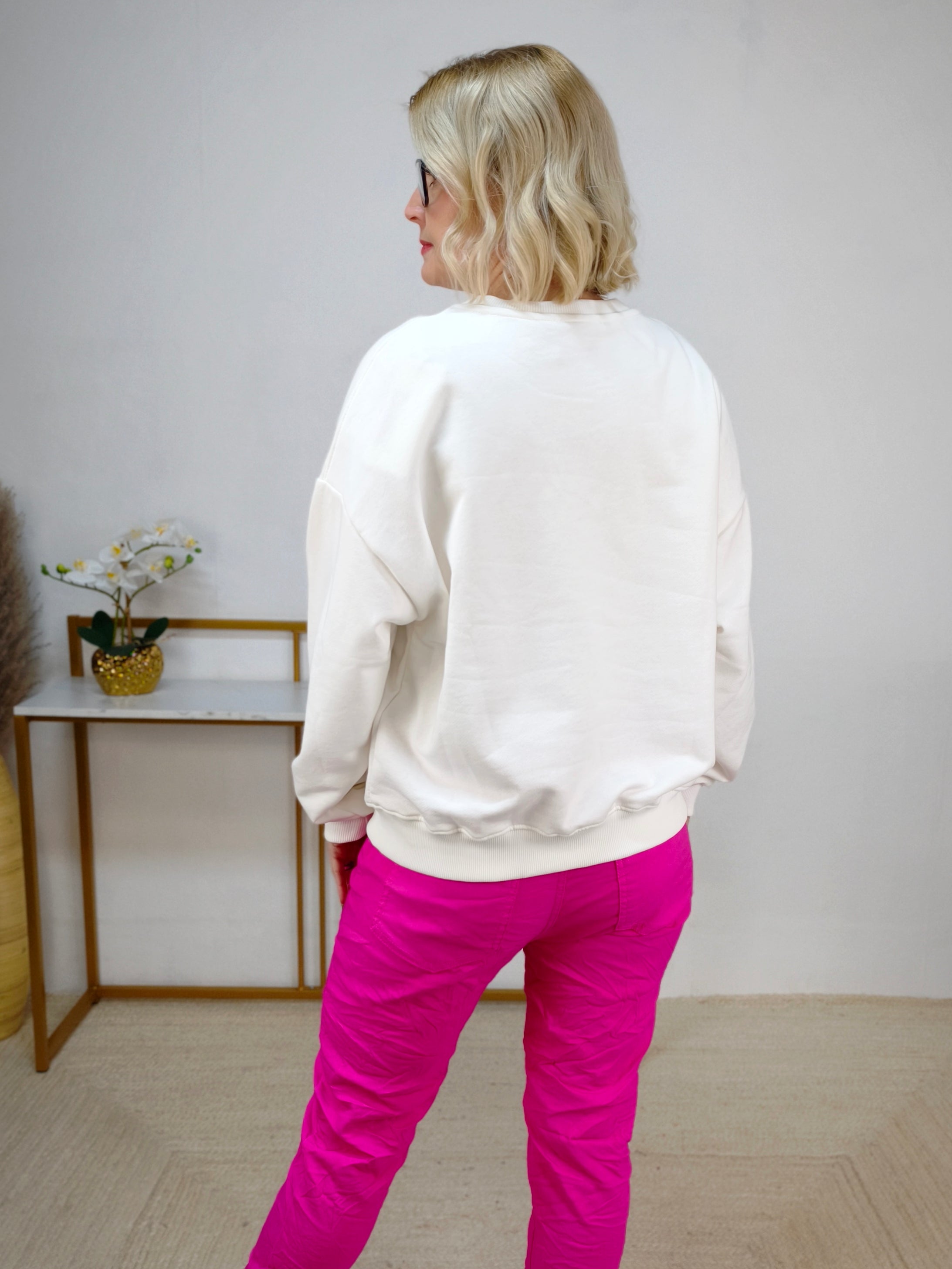 Sweatshirt "San Francisco" weiss (38-42)