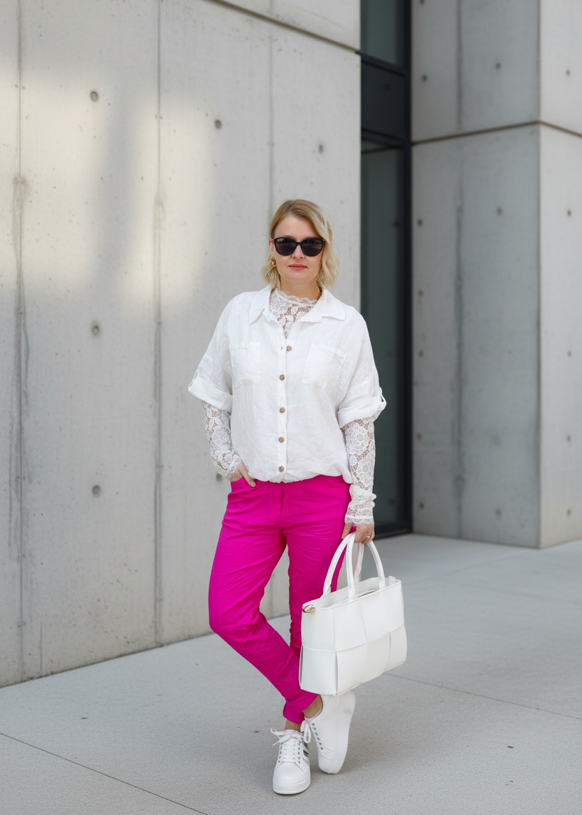 Stretchhose/Joggpant pink (36-42/44)