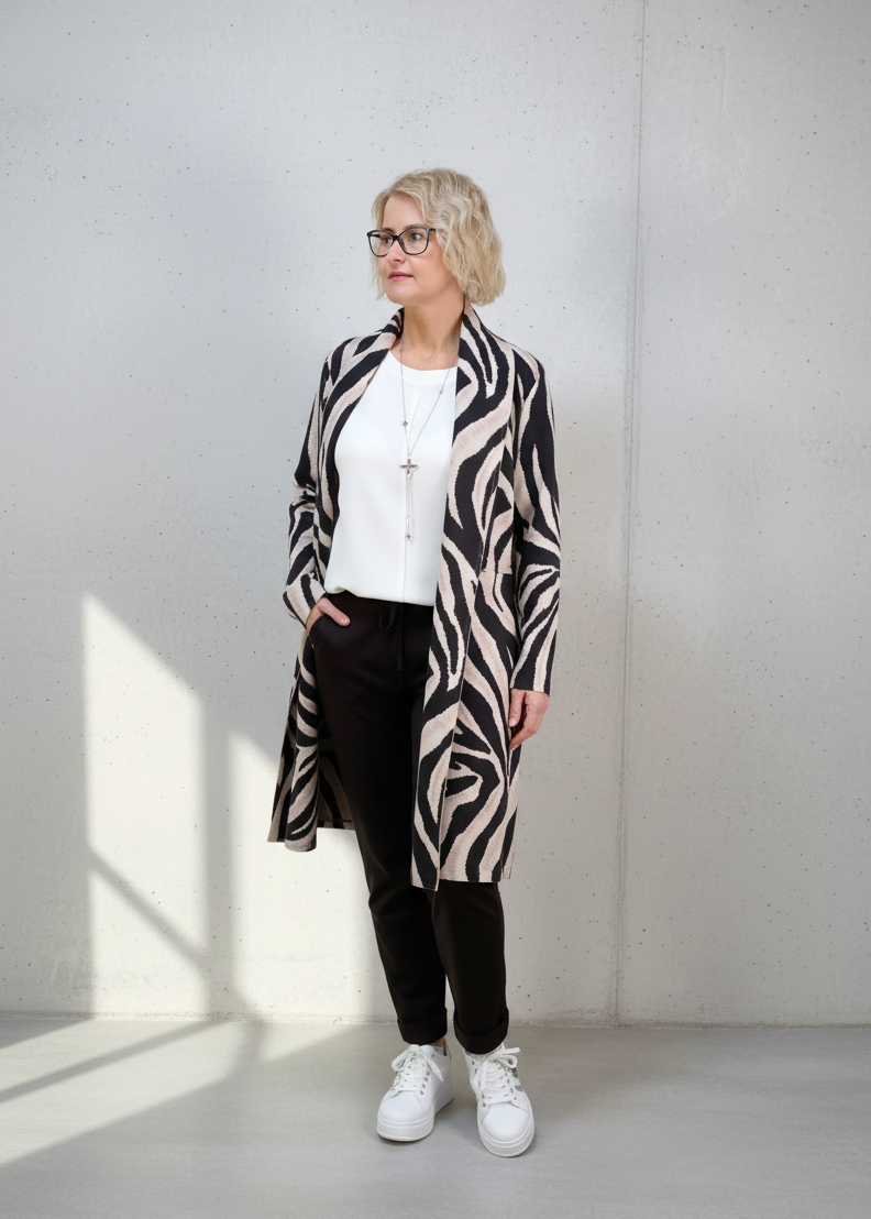 Leichter Mantel "Zebra" (38-42)