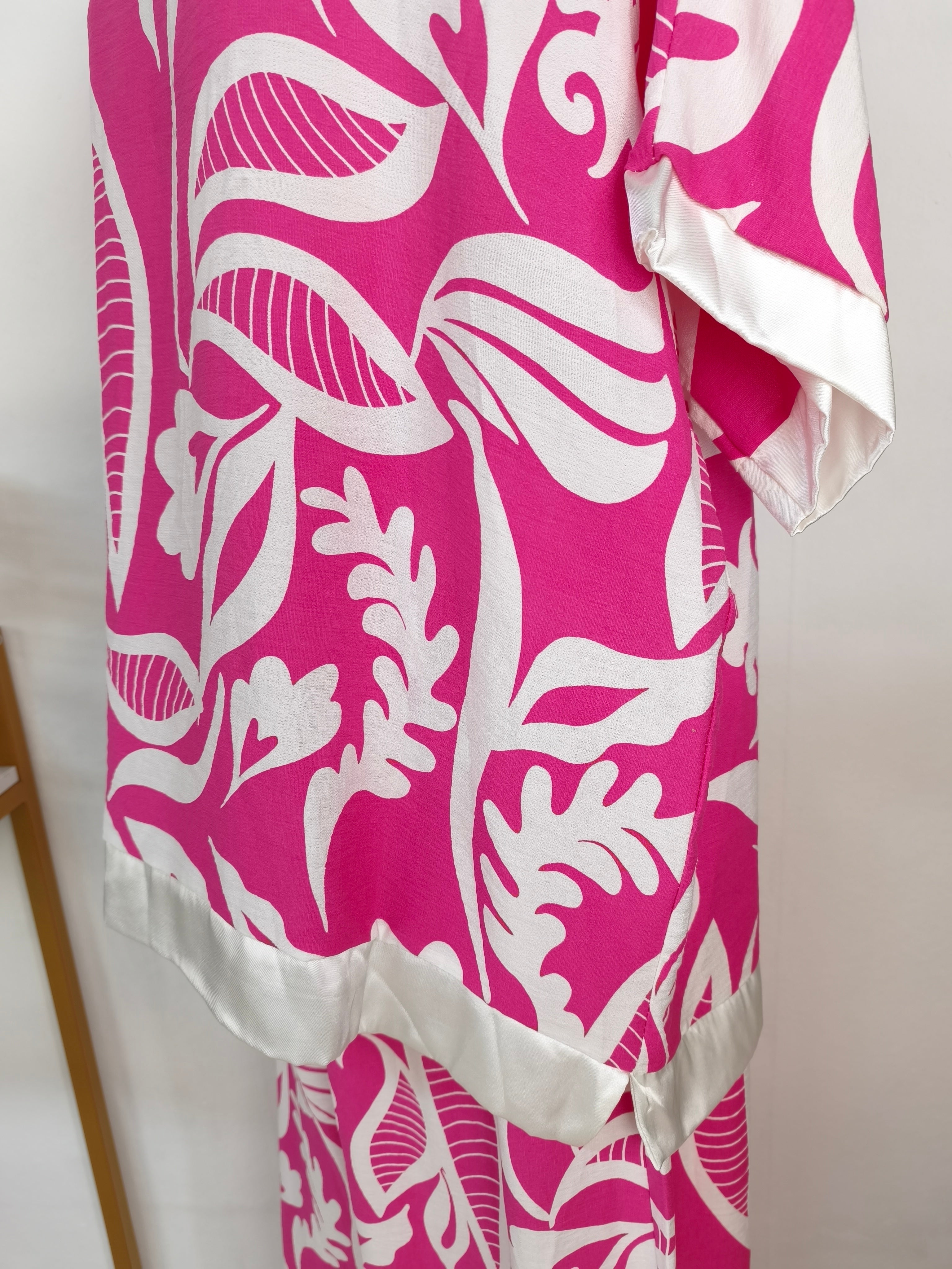 Zweiteiler Set "Bali" - Palazzohose & Shirt pink (44-46)