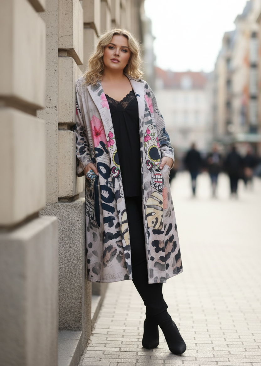 Leichter Mantel "Skull" (46-48)