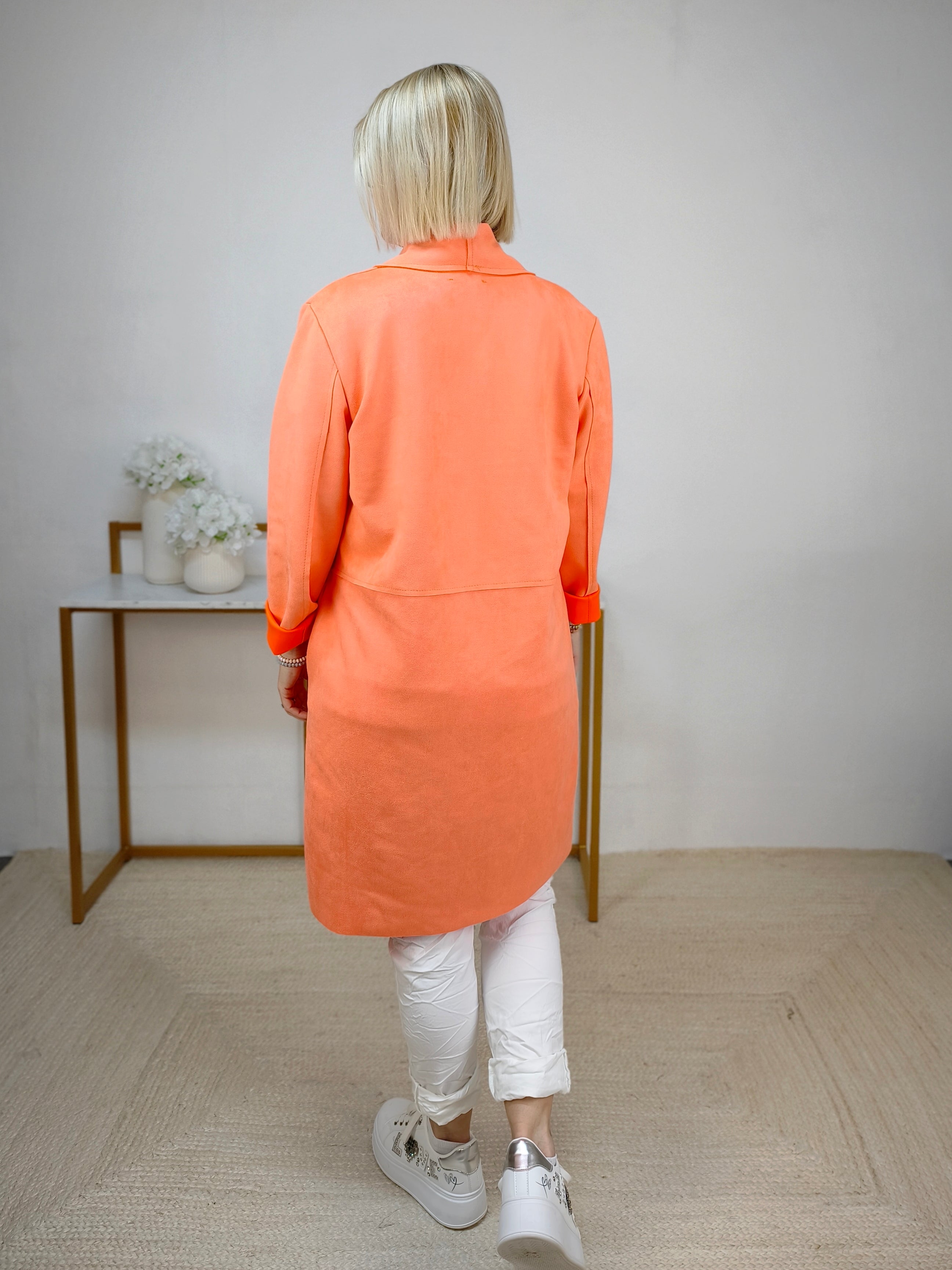 Leichter Mantel orange (36-42)