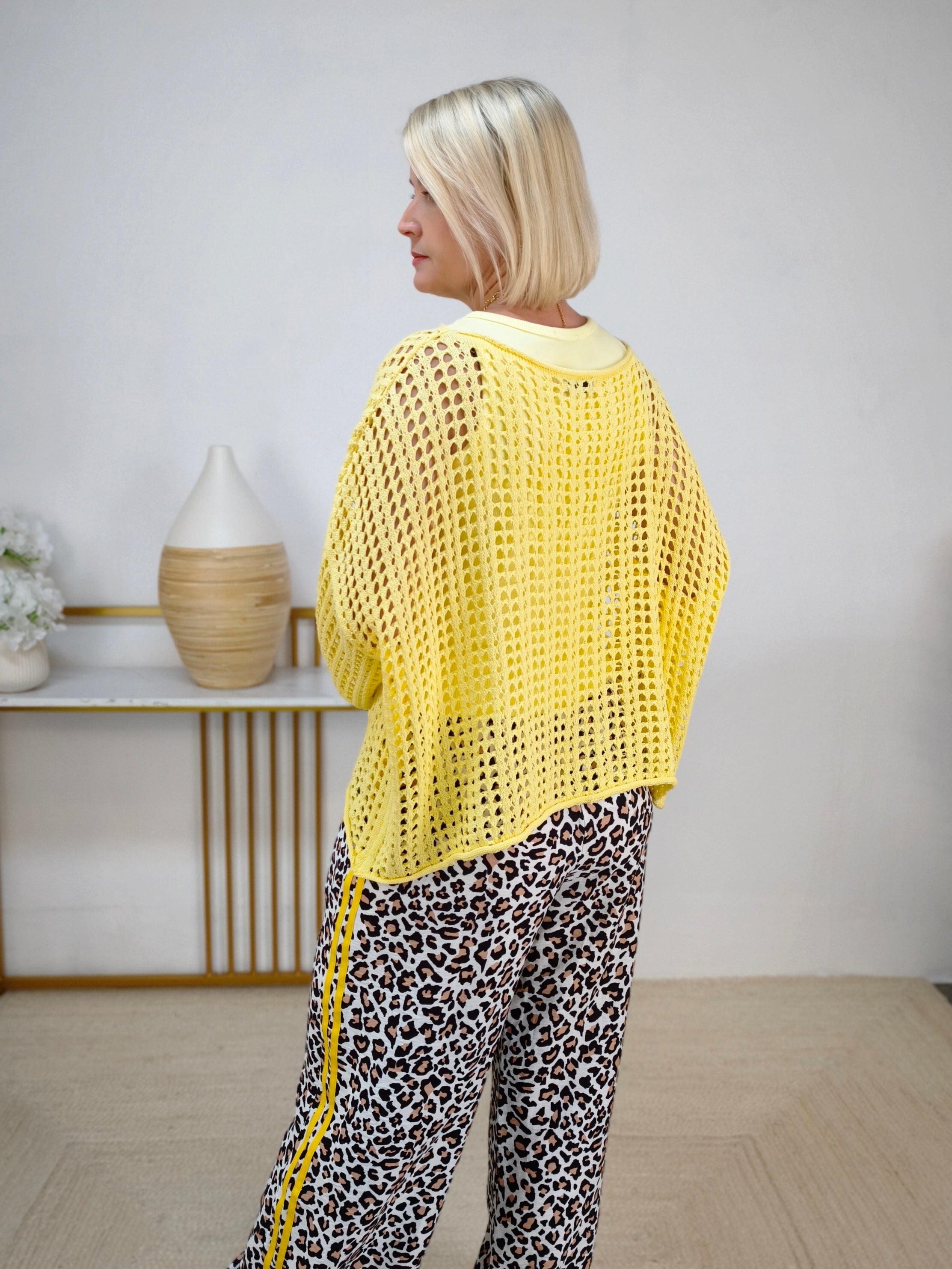 Outfit-Set Gelb/Leo (36-42)