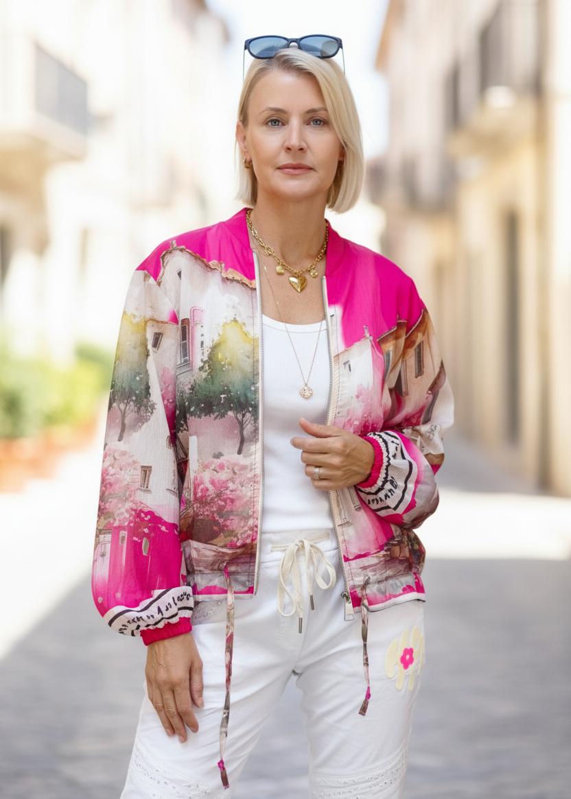 Leichte Jacke "Valenzia" Pink (38-42/44)