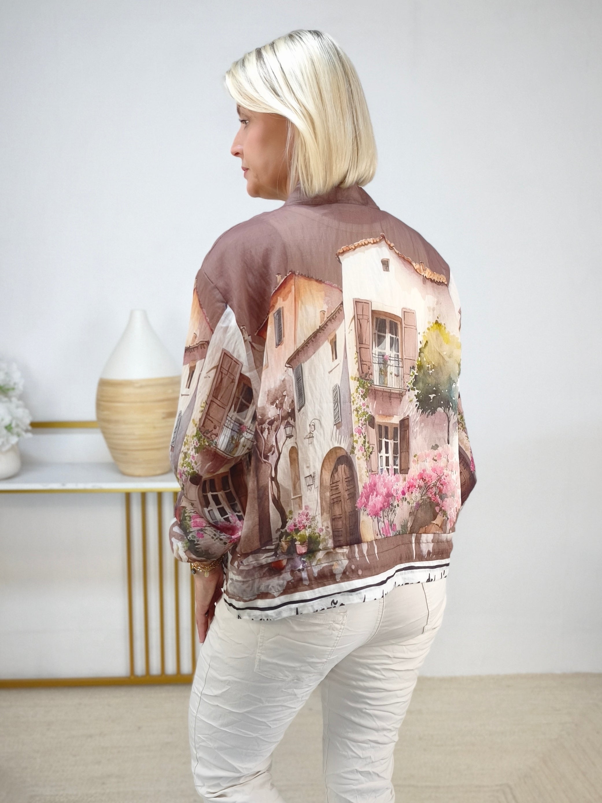 Leichte Jacke "Valenzia" Mokka (38-42/44)