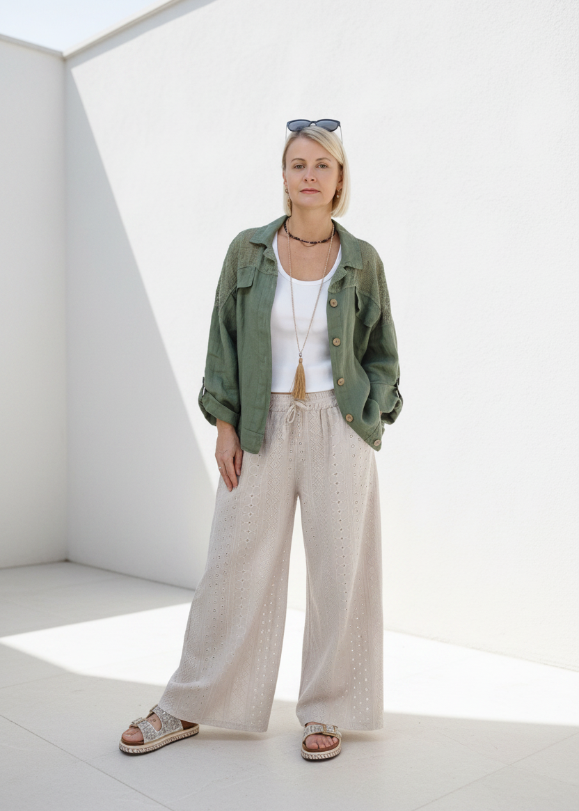 Boho Marlene Hose  beige (36-42)
