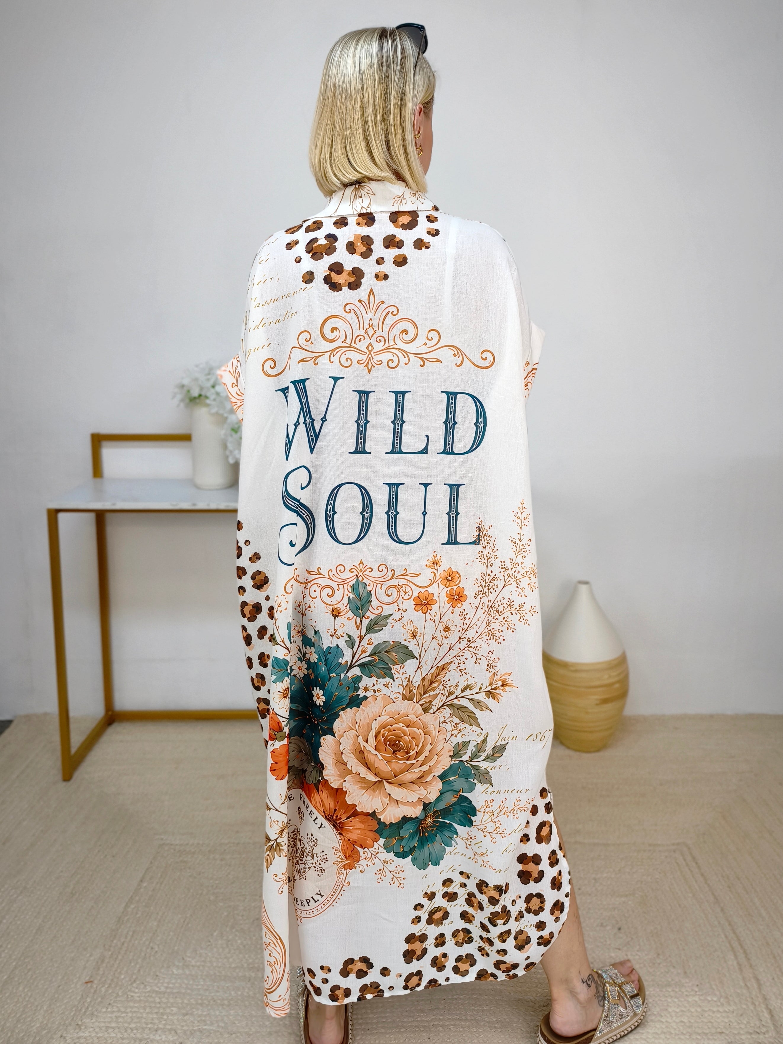 Boho Hemdkleid "Wild Soul" mit aufwendigem Print mehrfarbig (38/40-46/48)
