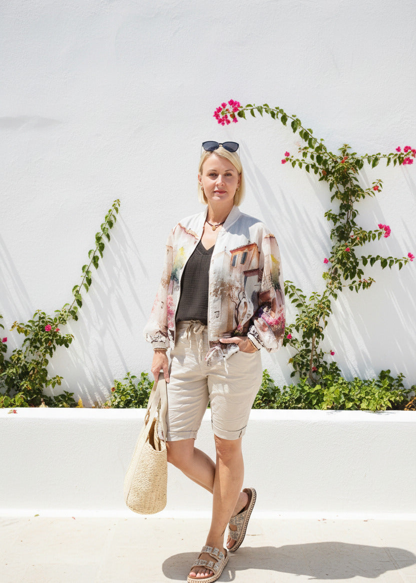 Leichte Jacke "Valenzia" Beige (38-42/44)