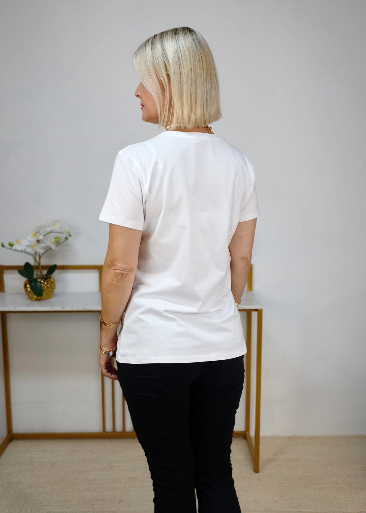 T-Shirt "Cherry" weiss/rot (36/38 & 40)