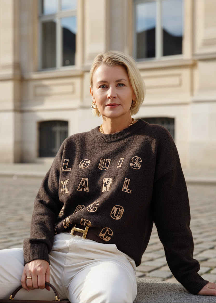Strickpullover "Coco" Dunkelbraun (36-40/42)