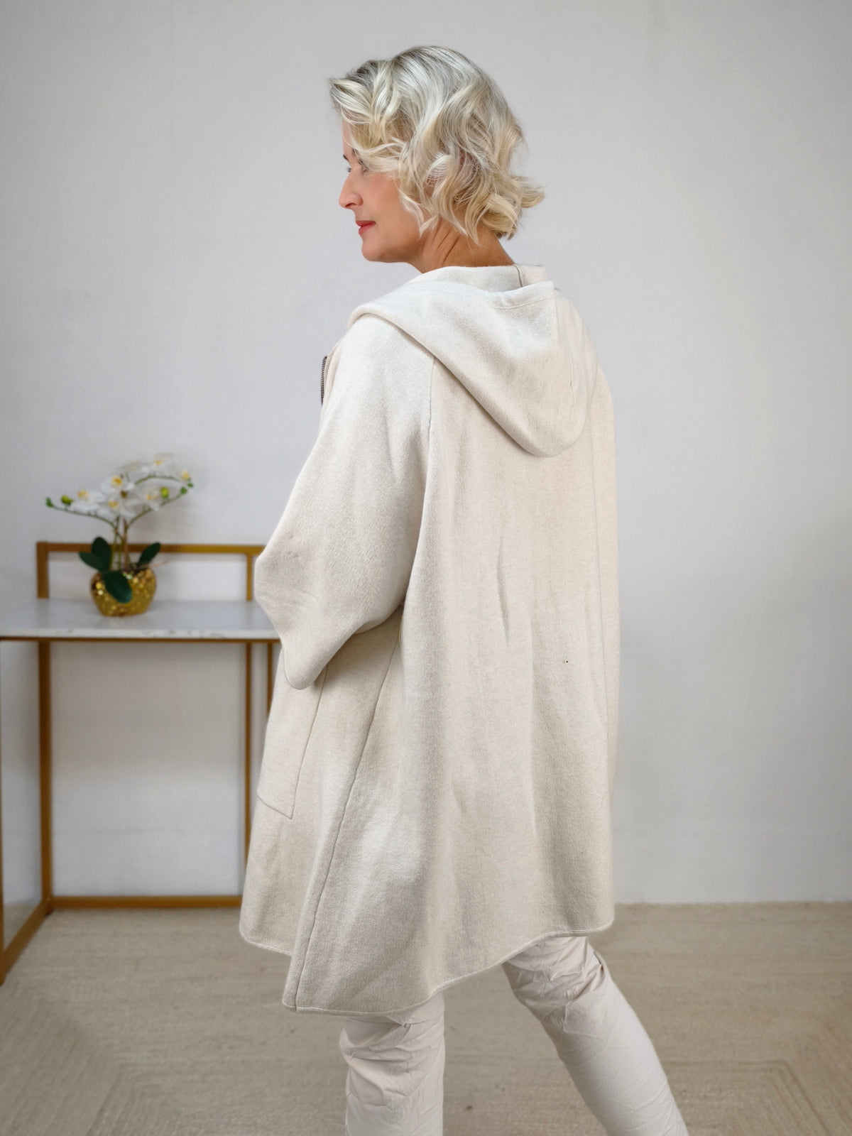 Basic Cardigan Hellbeige (42-46)