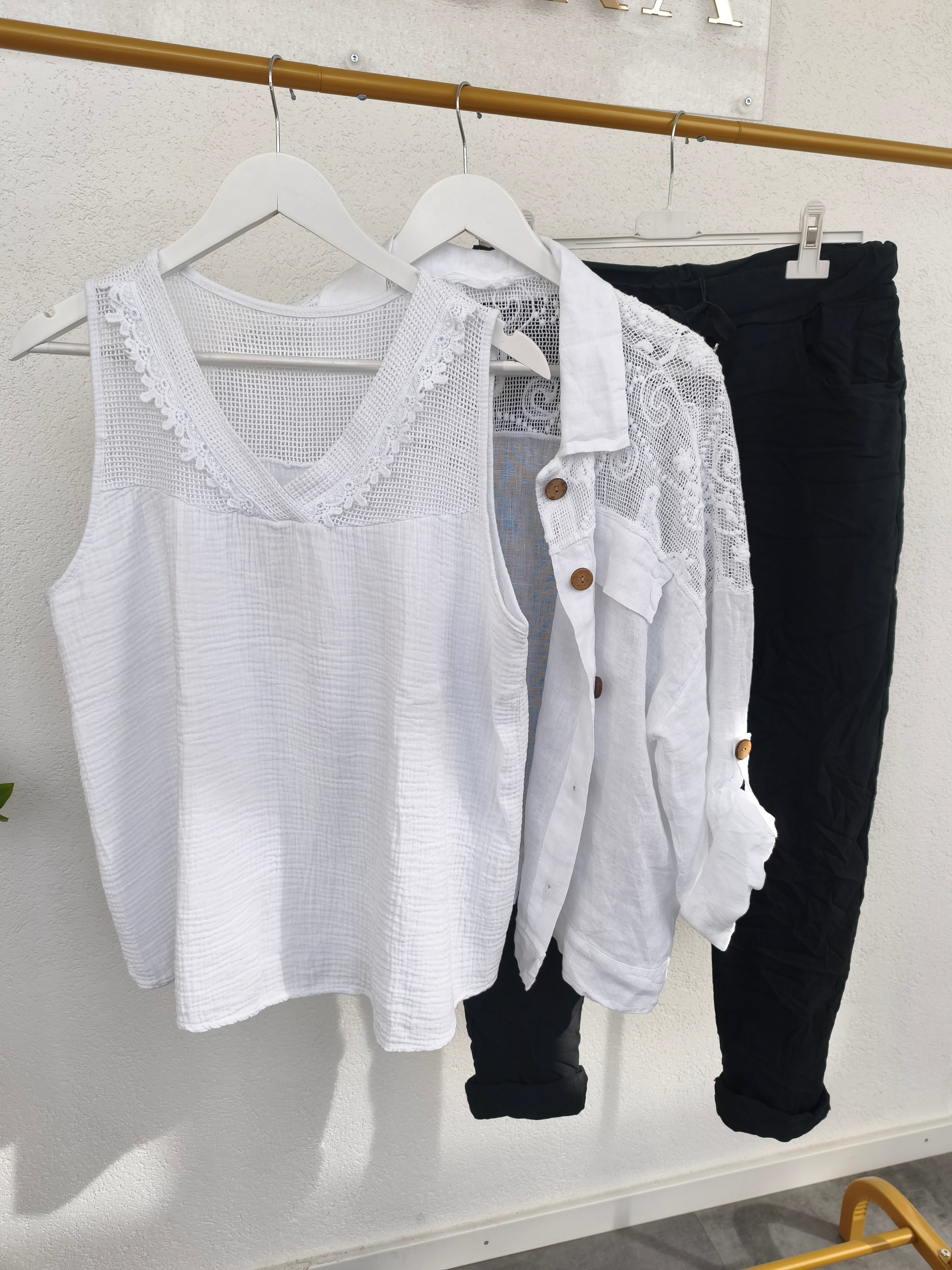 Outfit schwarz-weiss Größe 42/44 - Styling Box