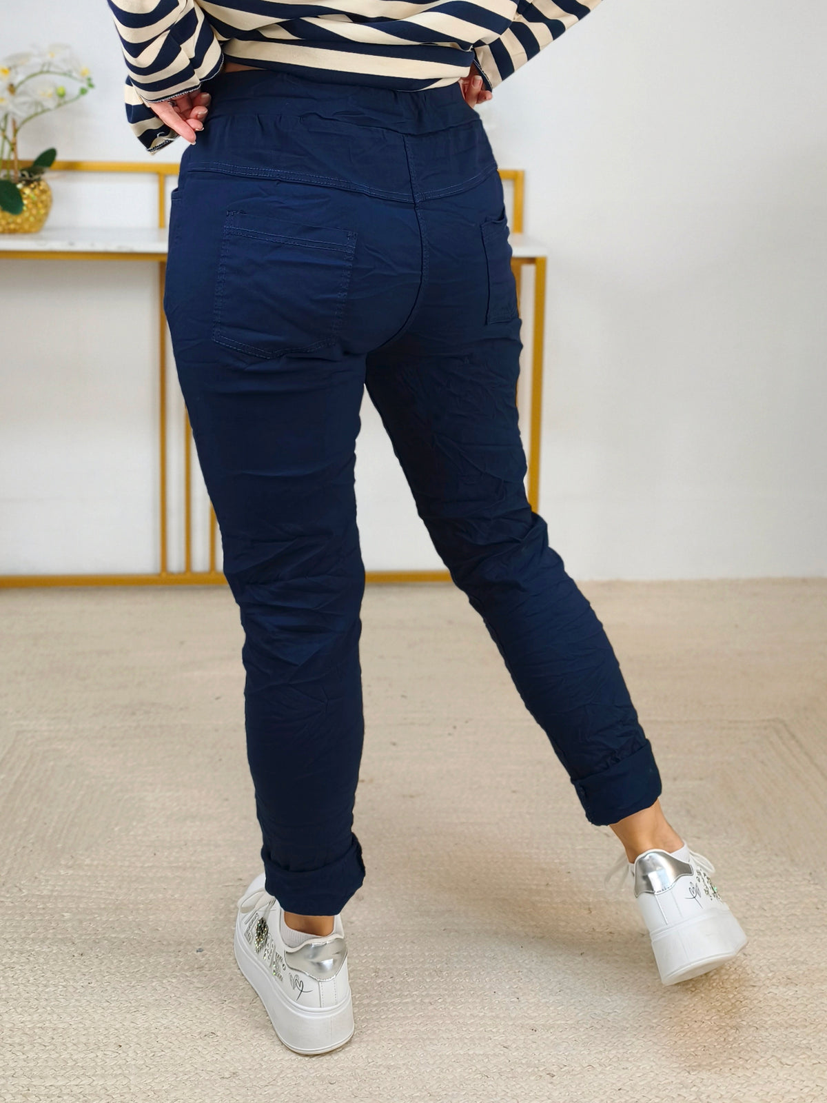Stretchhose/Joggpant dunkelblau (36-42/44)